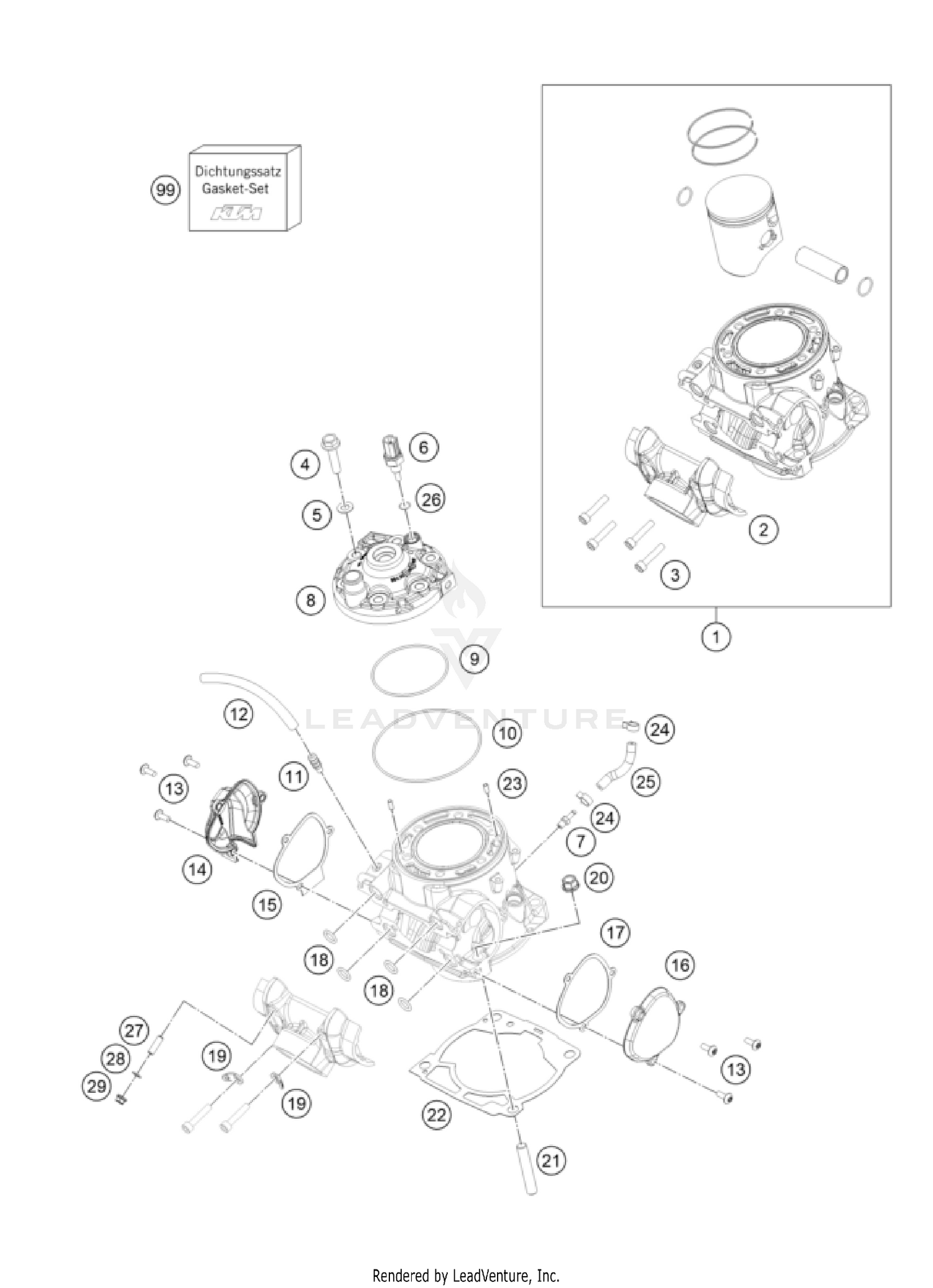 CYLINDER, CYLINDER HEAD
