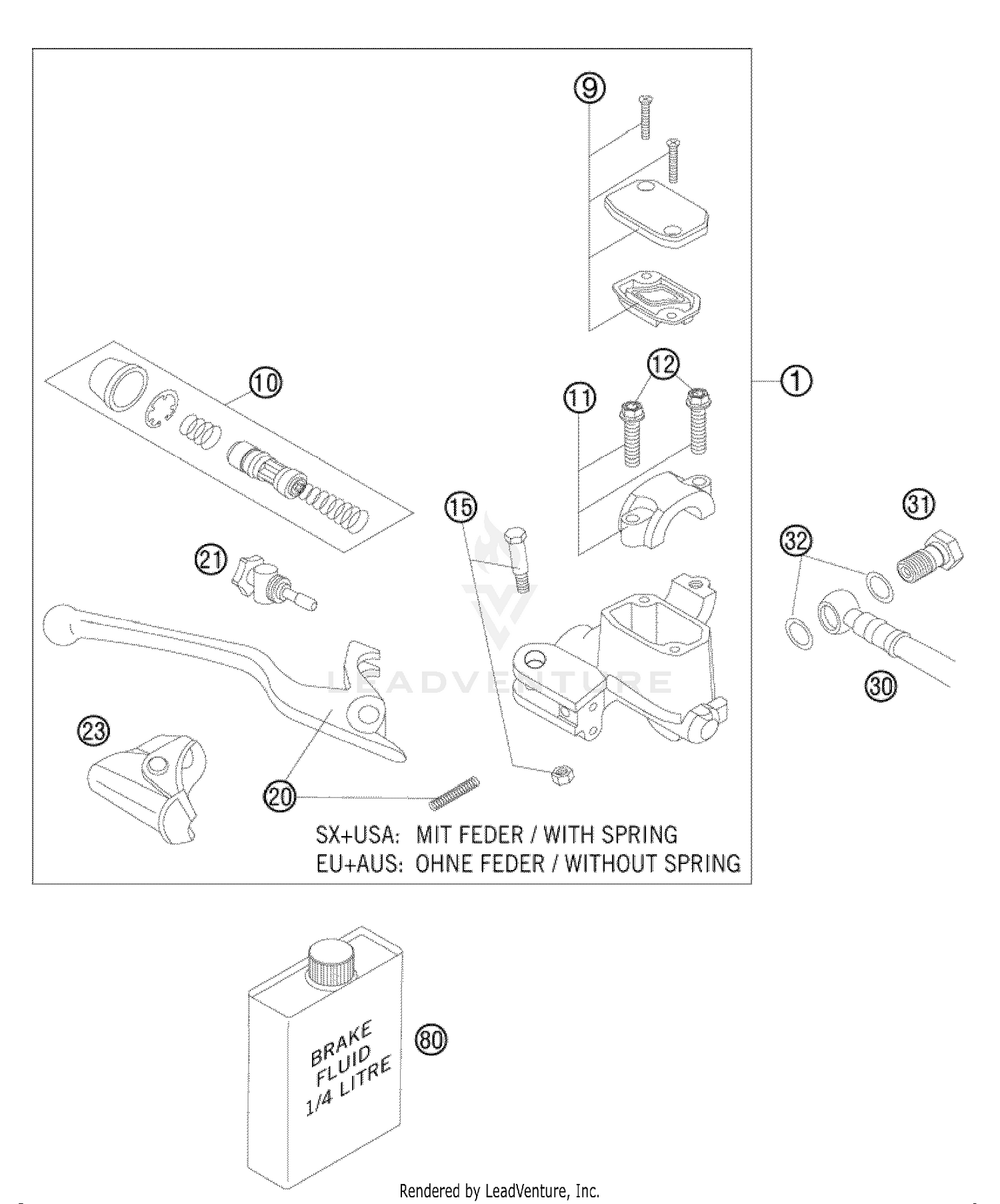 Hand Brake Cylinder