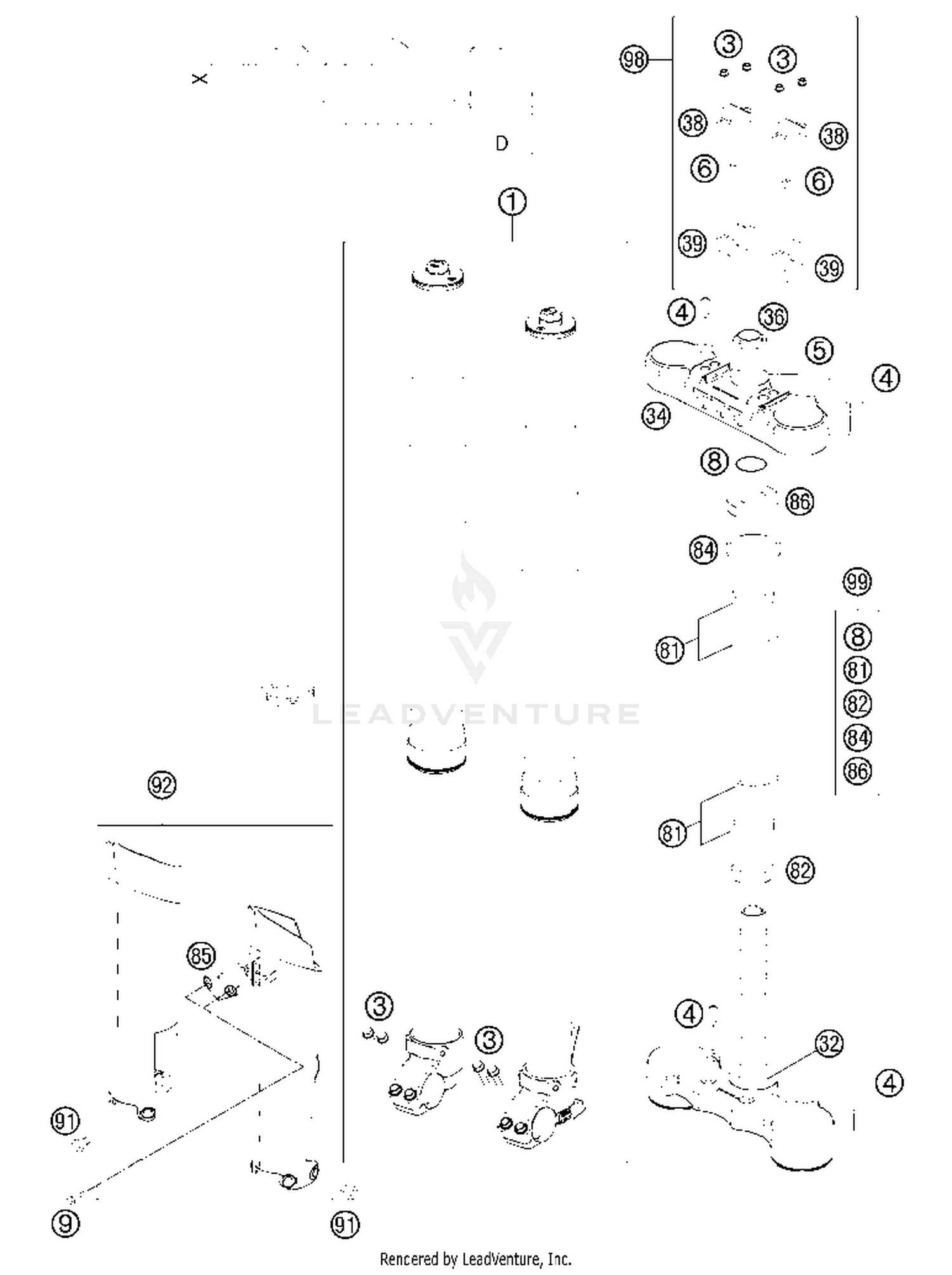Front Fork, Triple Clamp