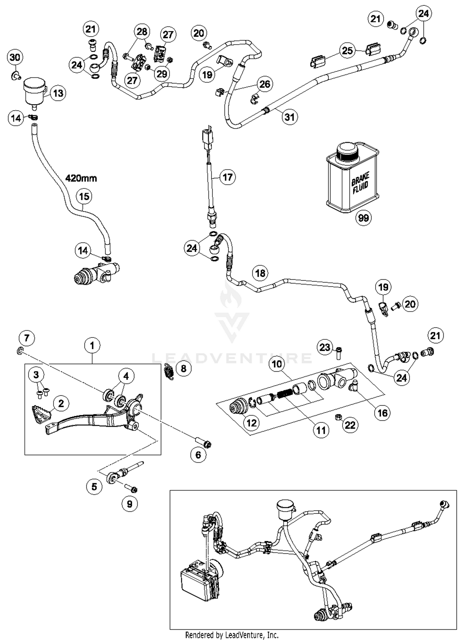Rear Brake Control