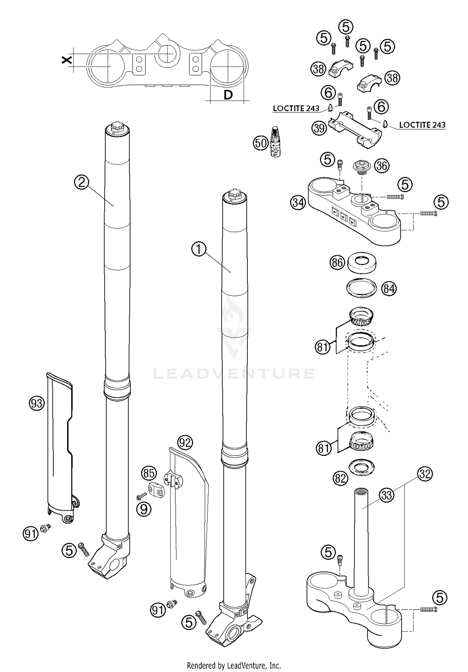Front Fork WP USD 43