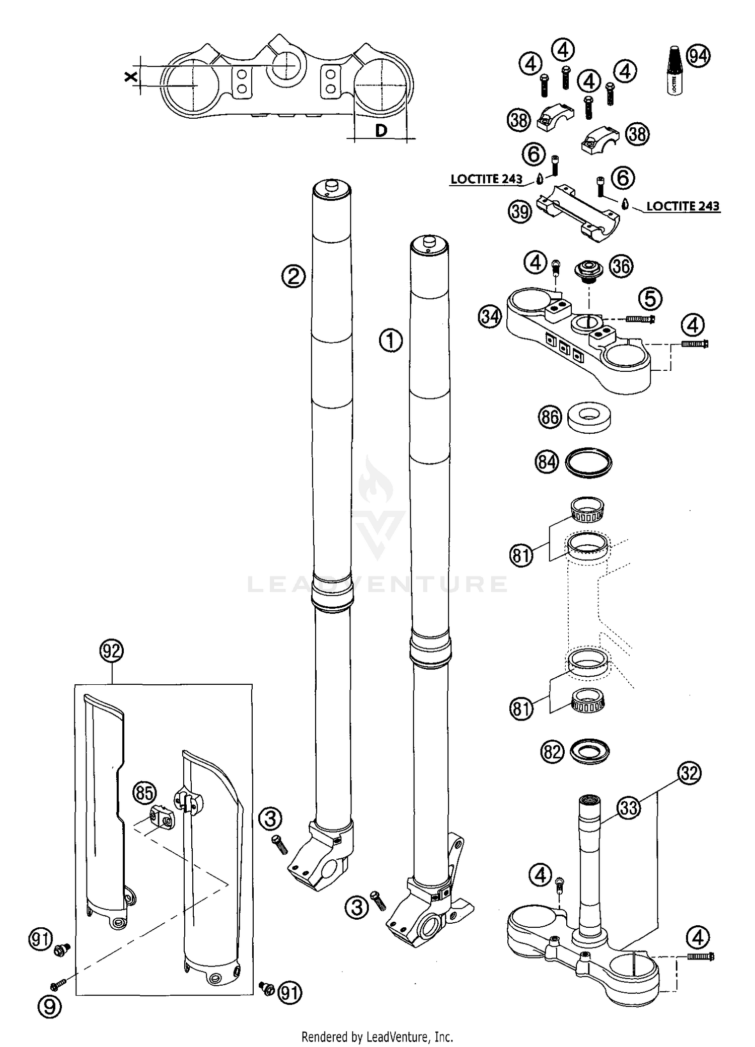 Front Fork WP USD 48
