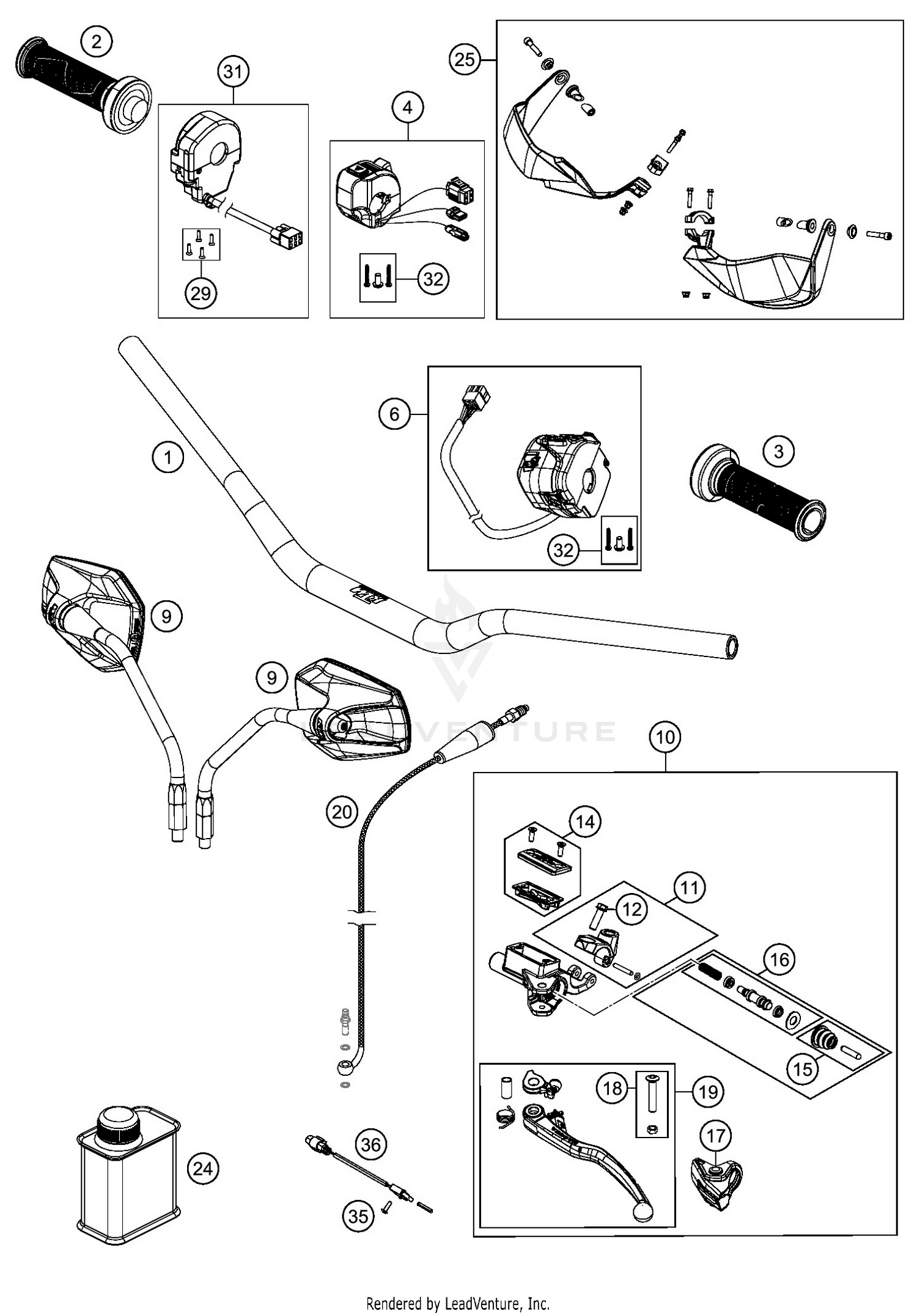 HANDLEBAR, CONTROLS