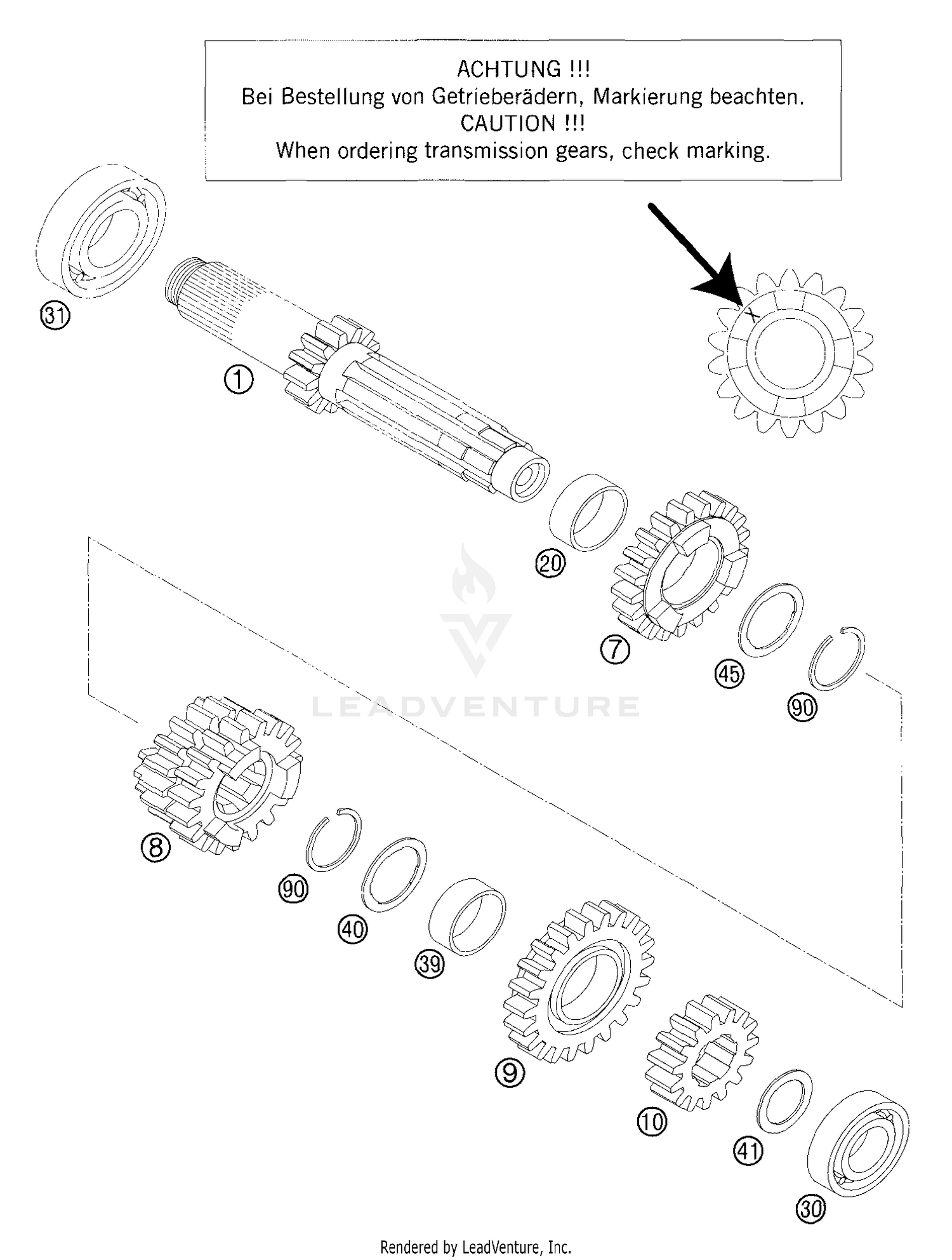 Transmission I - Main Shaft