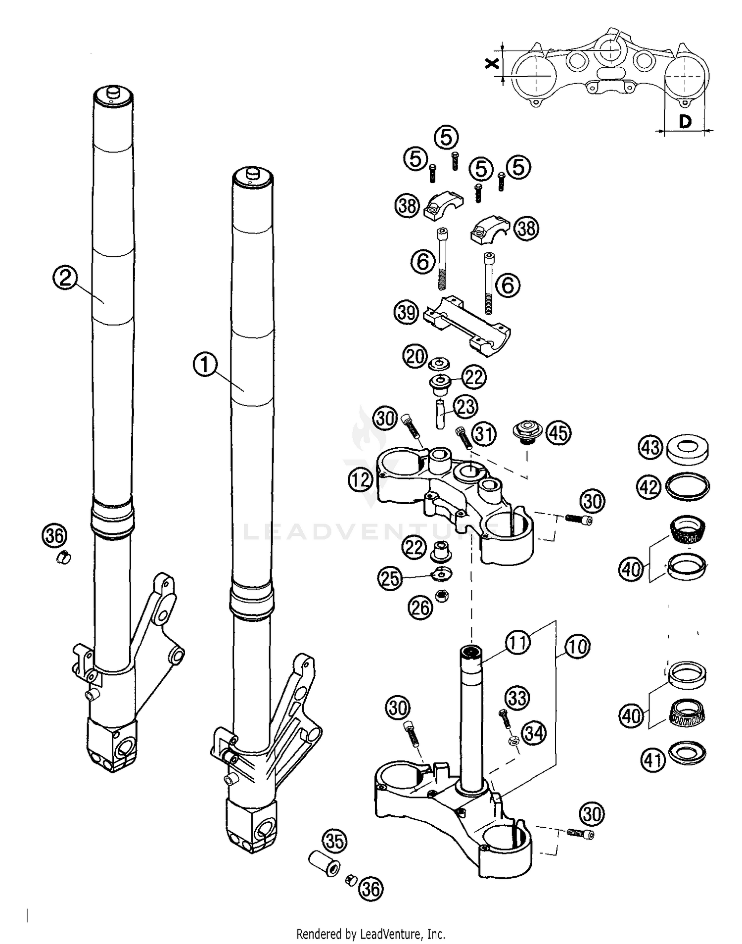 Front Fork WP USD 43