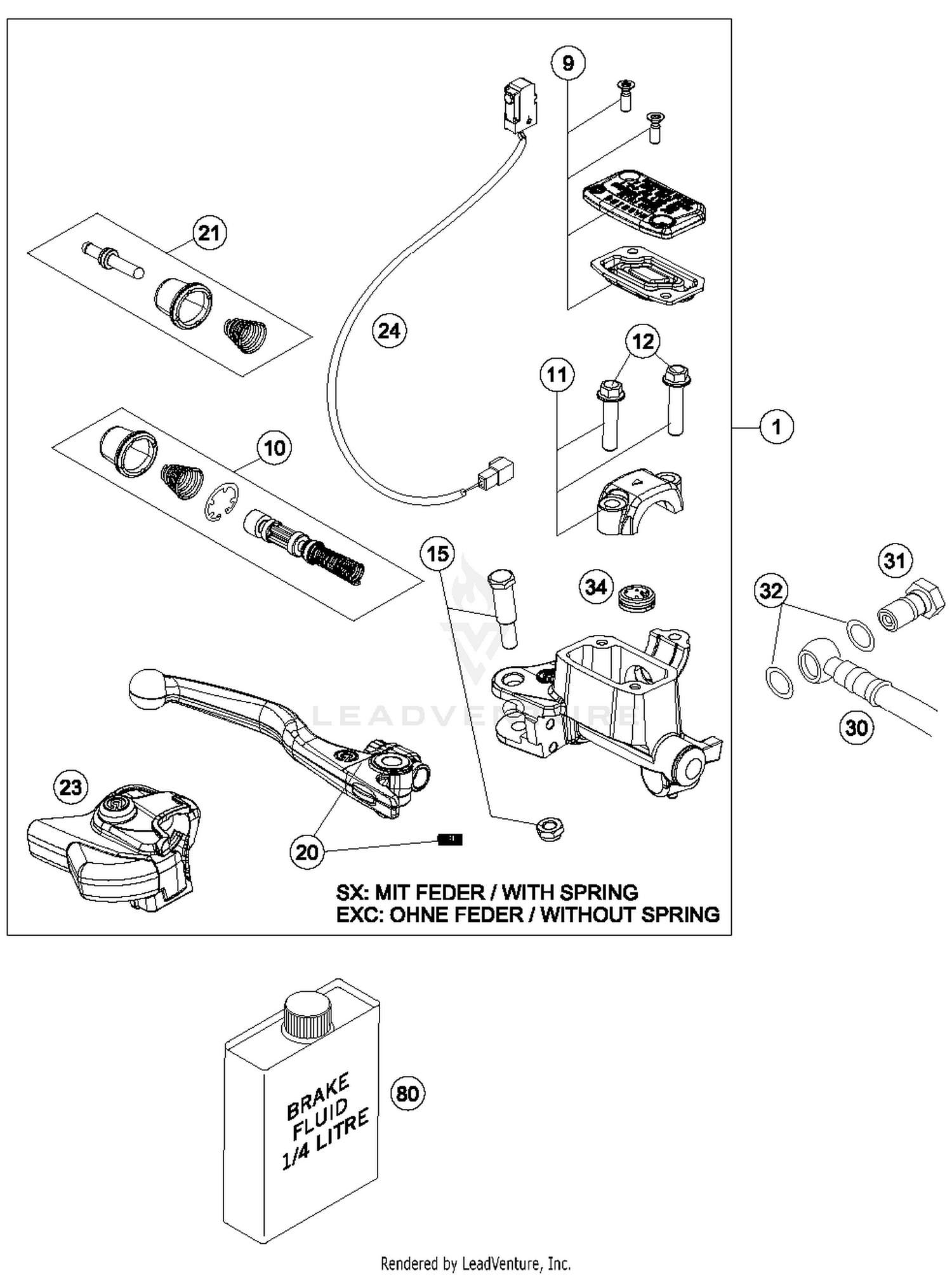 Hand Brake Cylinder