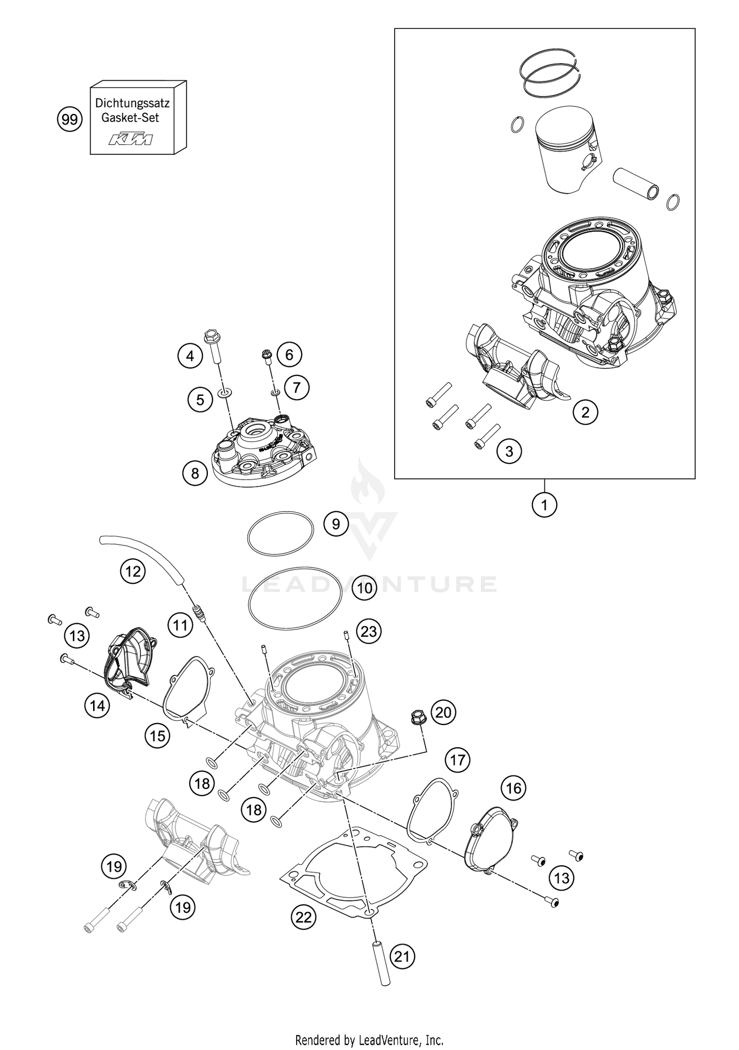 CYLINDER, CYLINDER HEAD