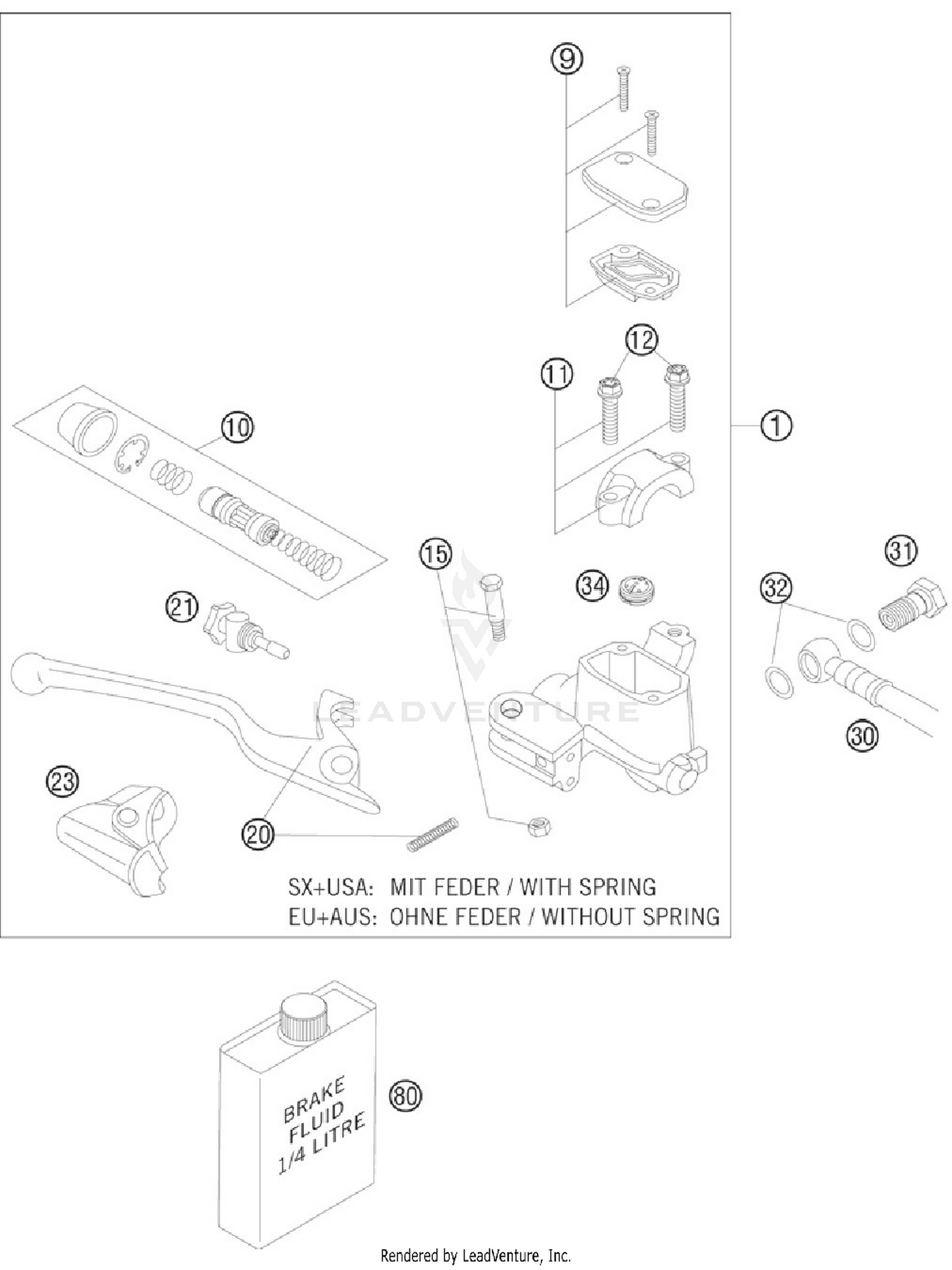 Hand Brake Cylinder
