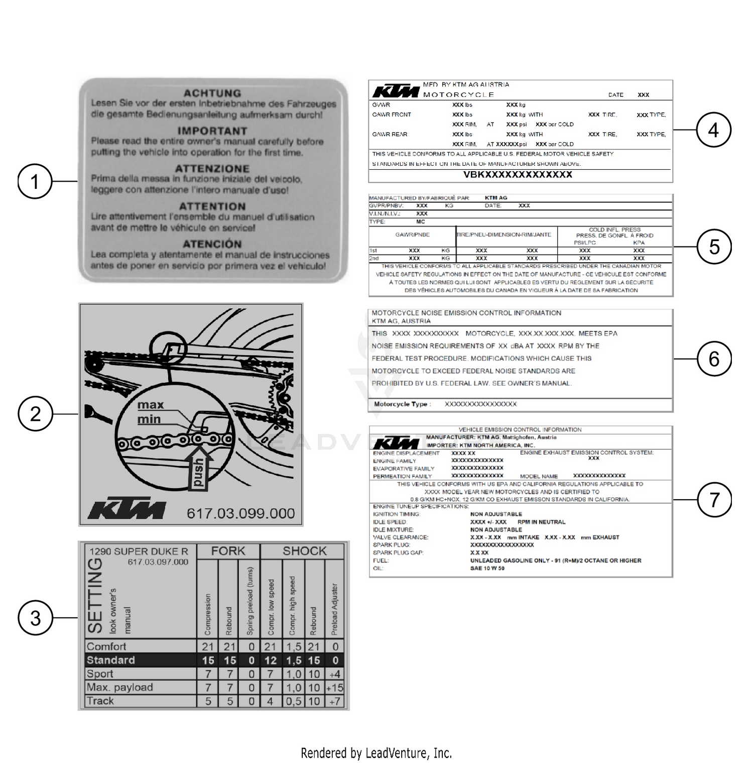 TECHNIC INFORMATION STICKER
