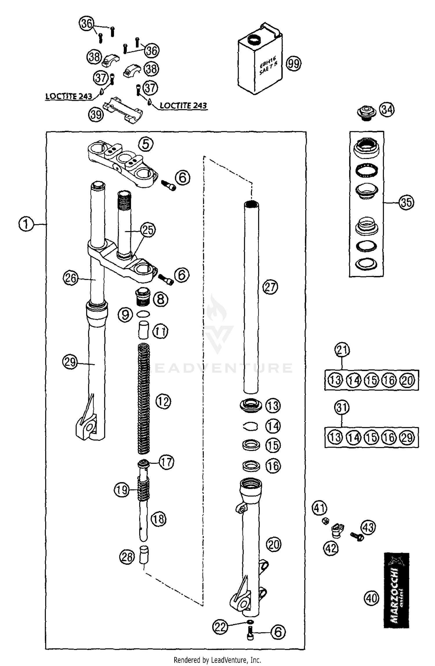 Front Fork Marzocchi