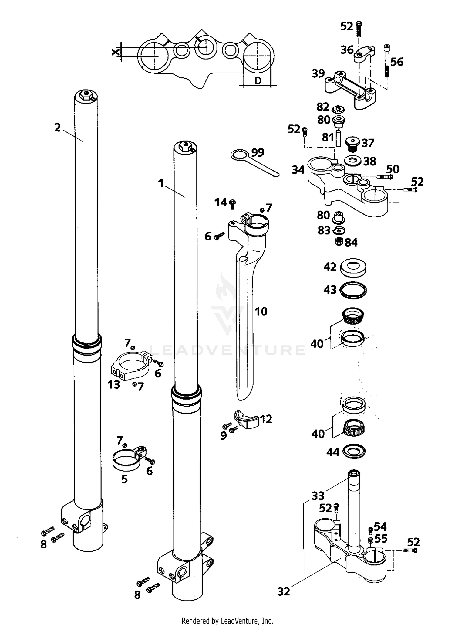 Front Fork WP Extreme