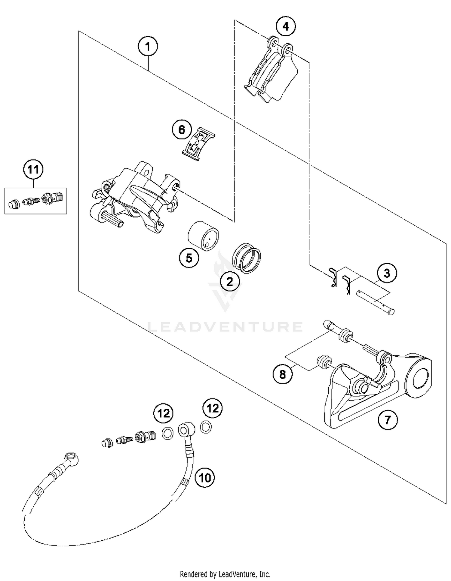 Brake Caliper Rear
