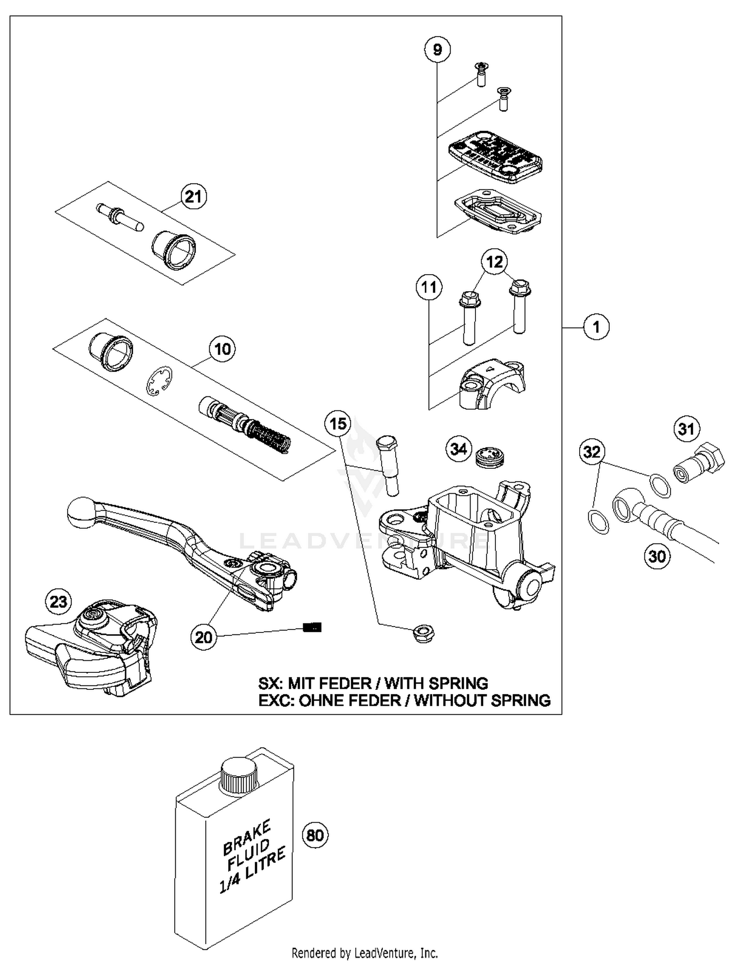 Hand Brake Cylinder