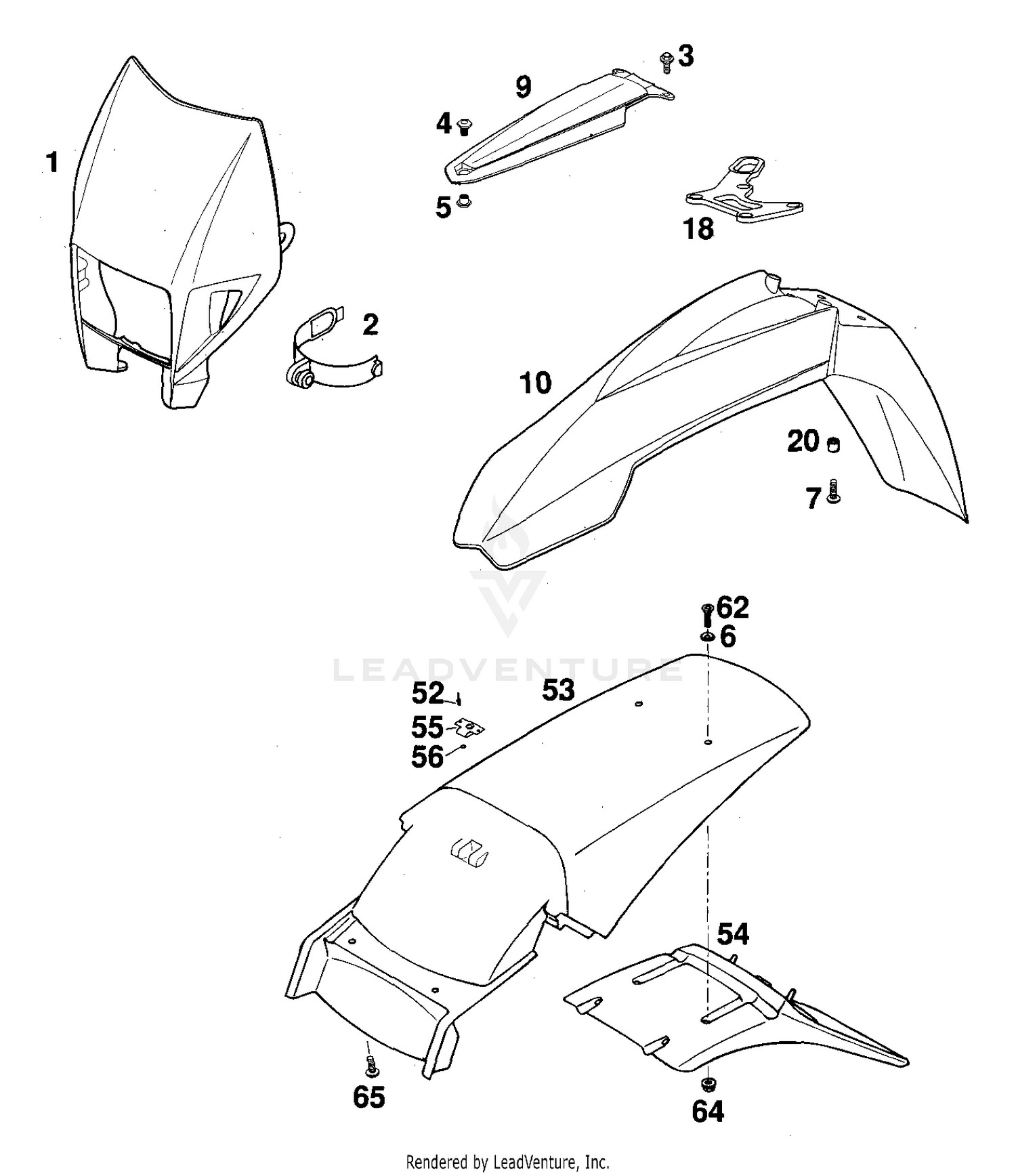 Mask, Fenders