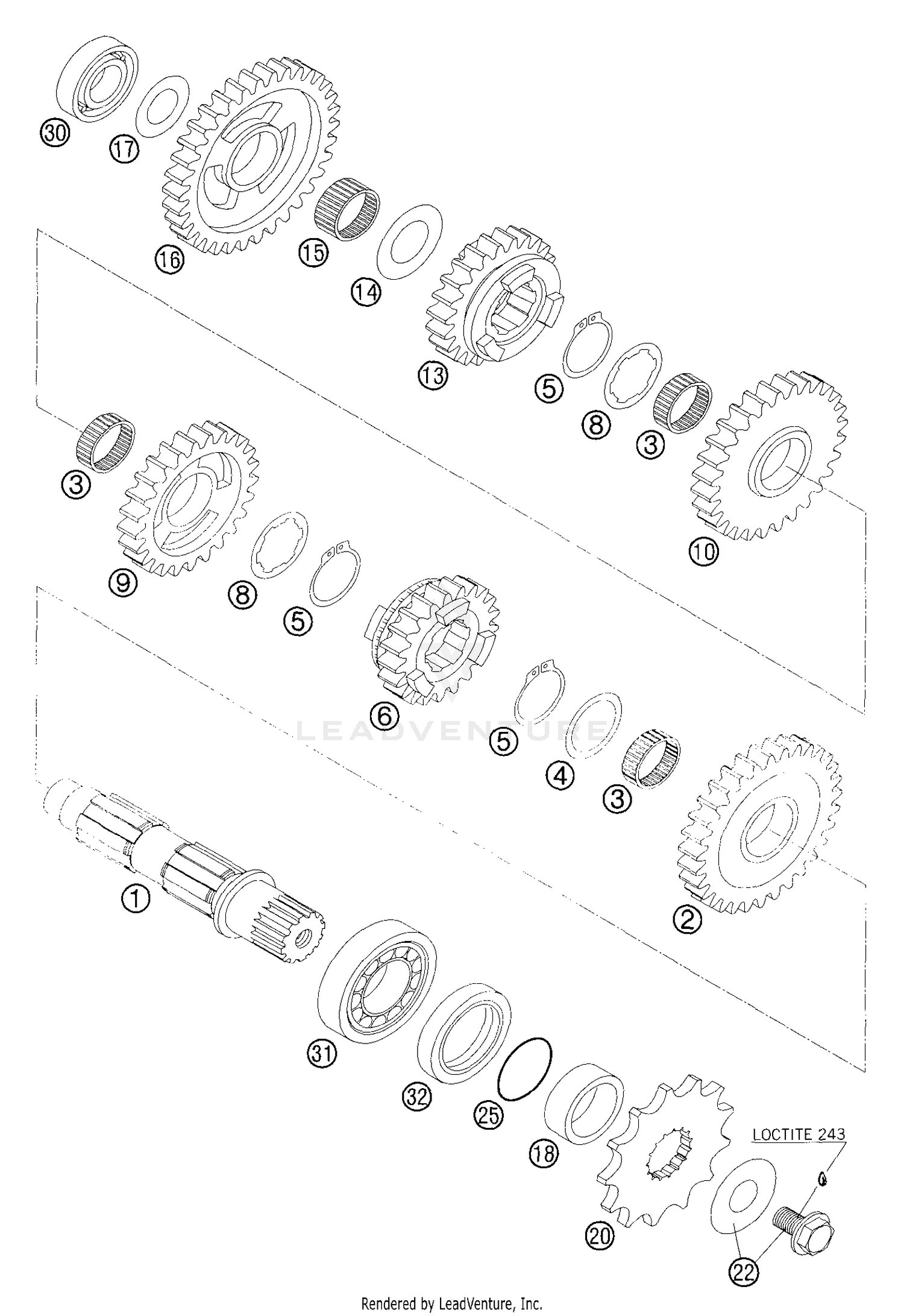 Transmission II - Countershaft (USA)