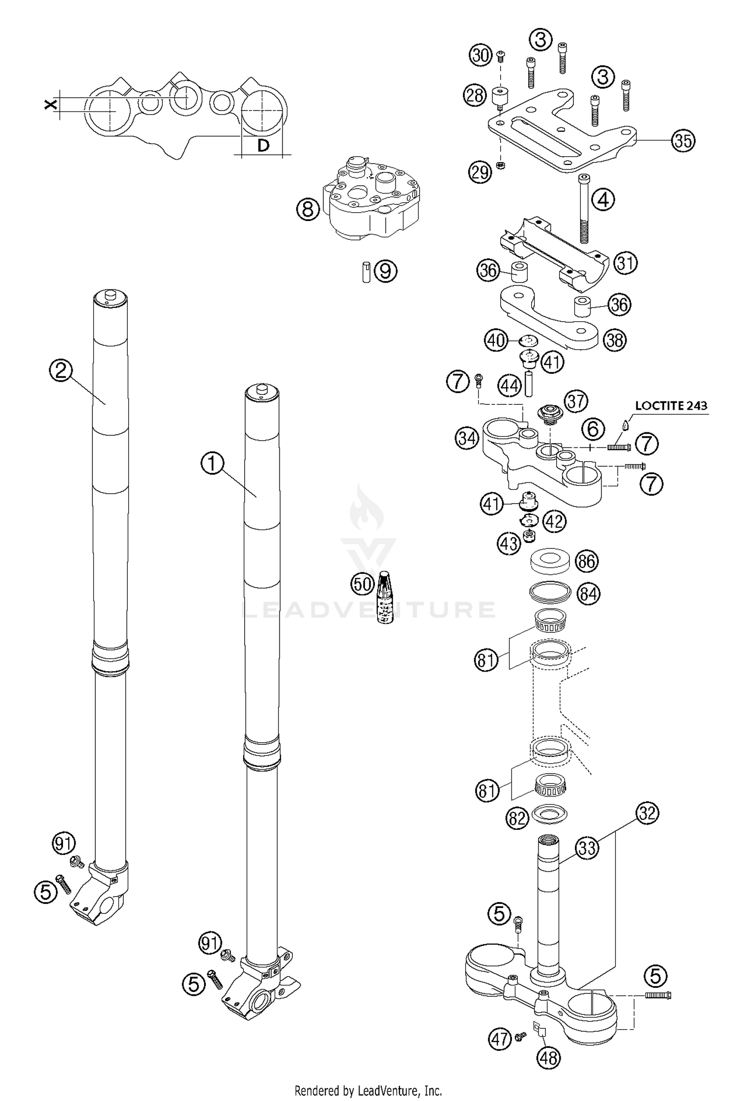 Front Fork WP USD 48