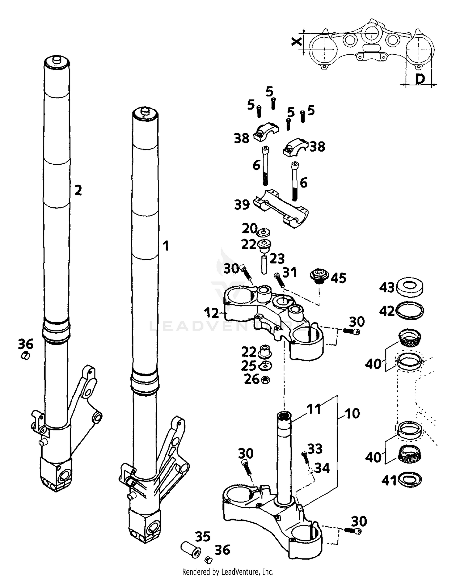 Front Fork White Power