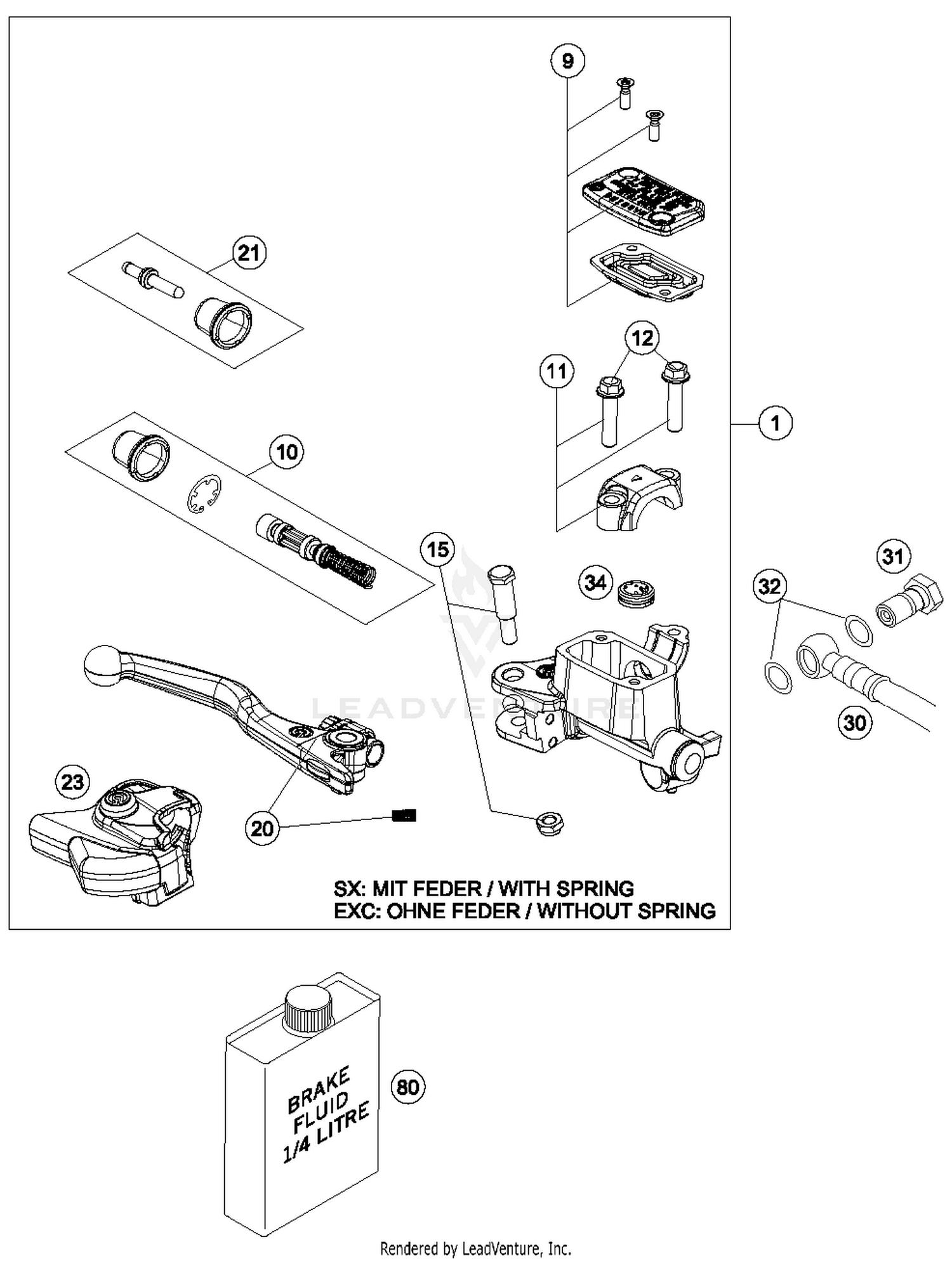 Hand Brake Cylinder