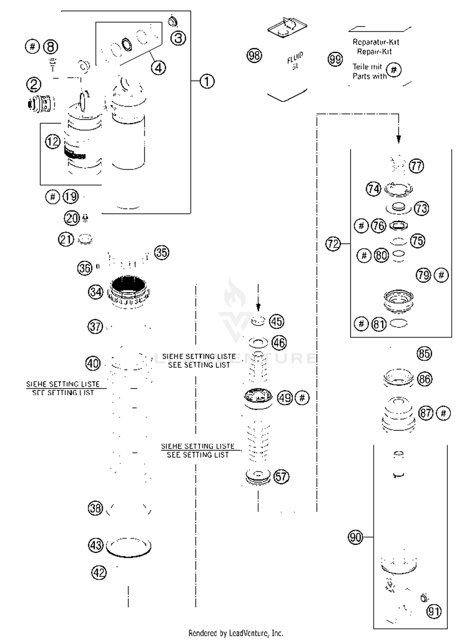 Shock Absorber Disassembled