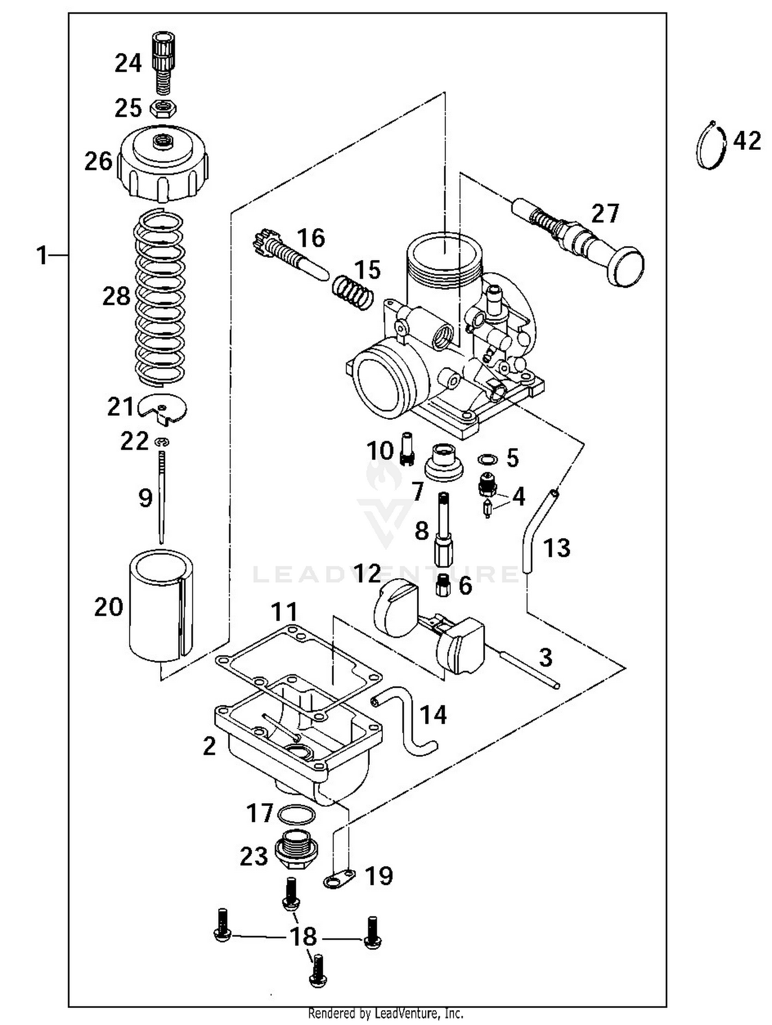 Carburetor Mikuni VM24