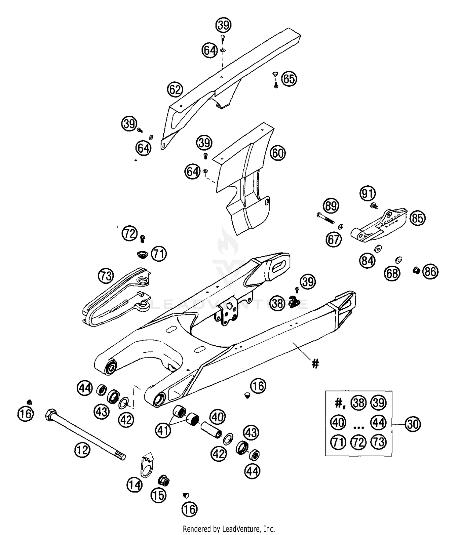 Swingarm, Chain Guard