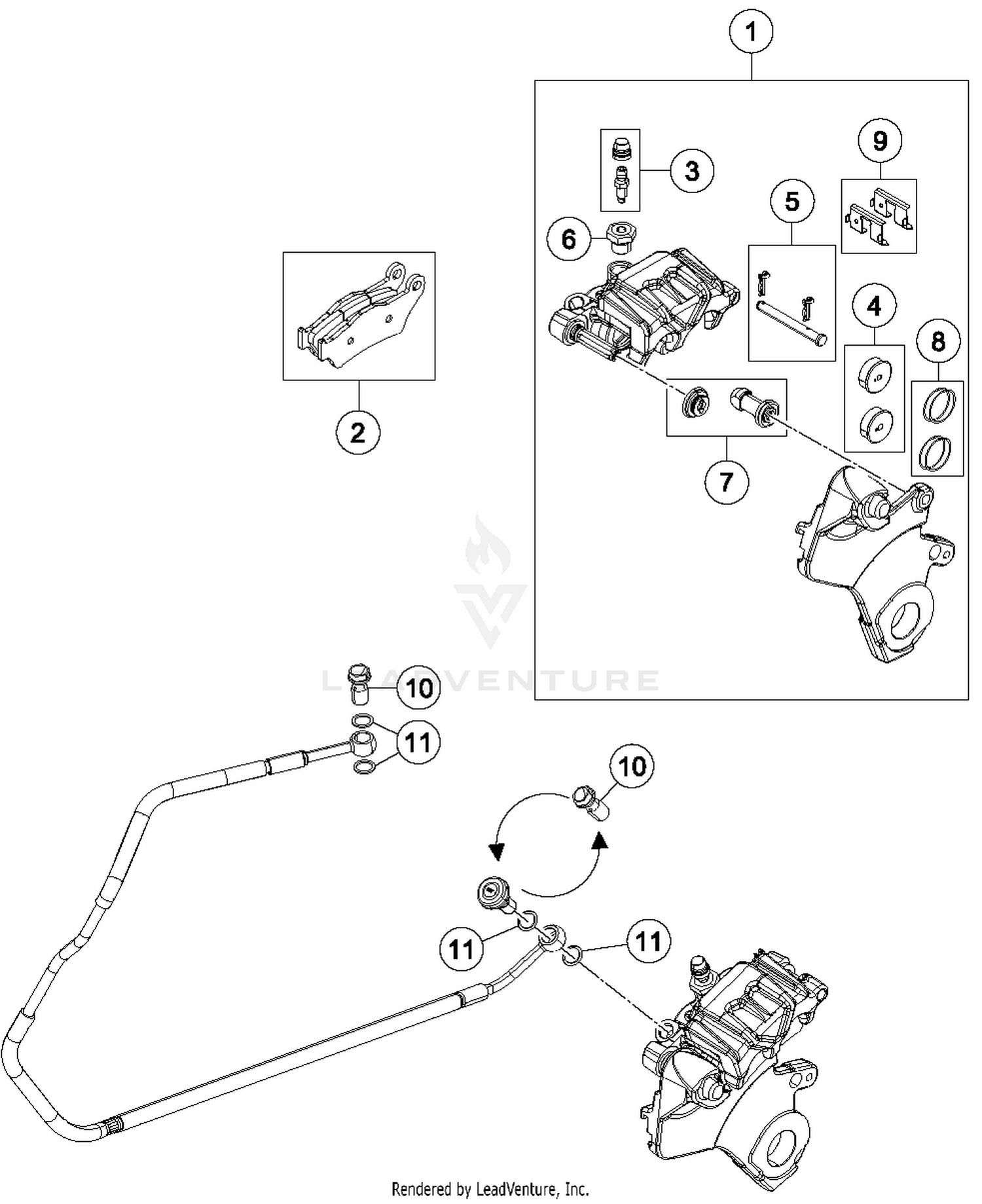 Brake Caliper Rear