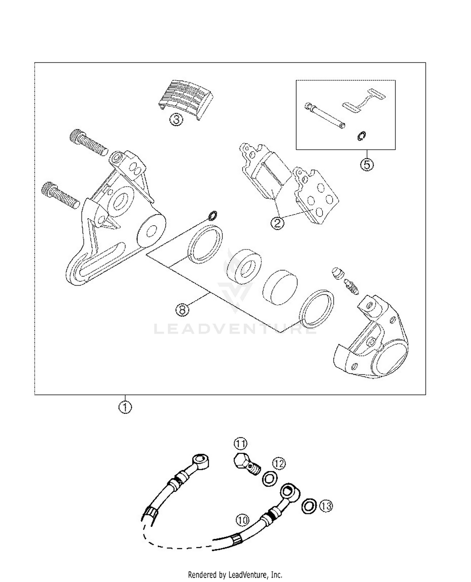 Brake Caliper Rear Grimeca