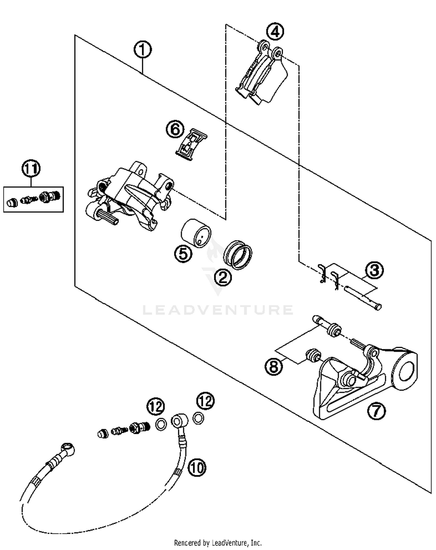 Brake Caliper Rear