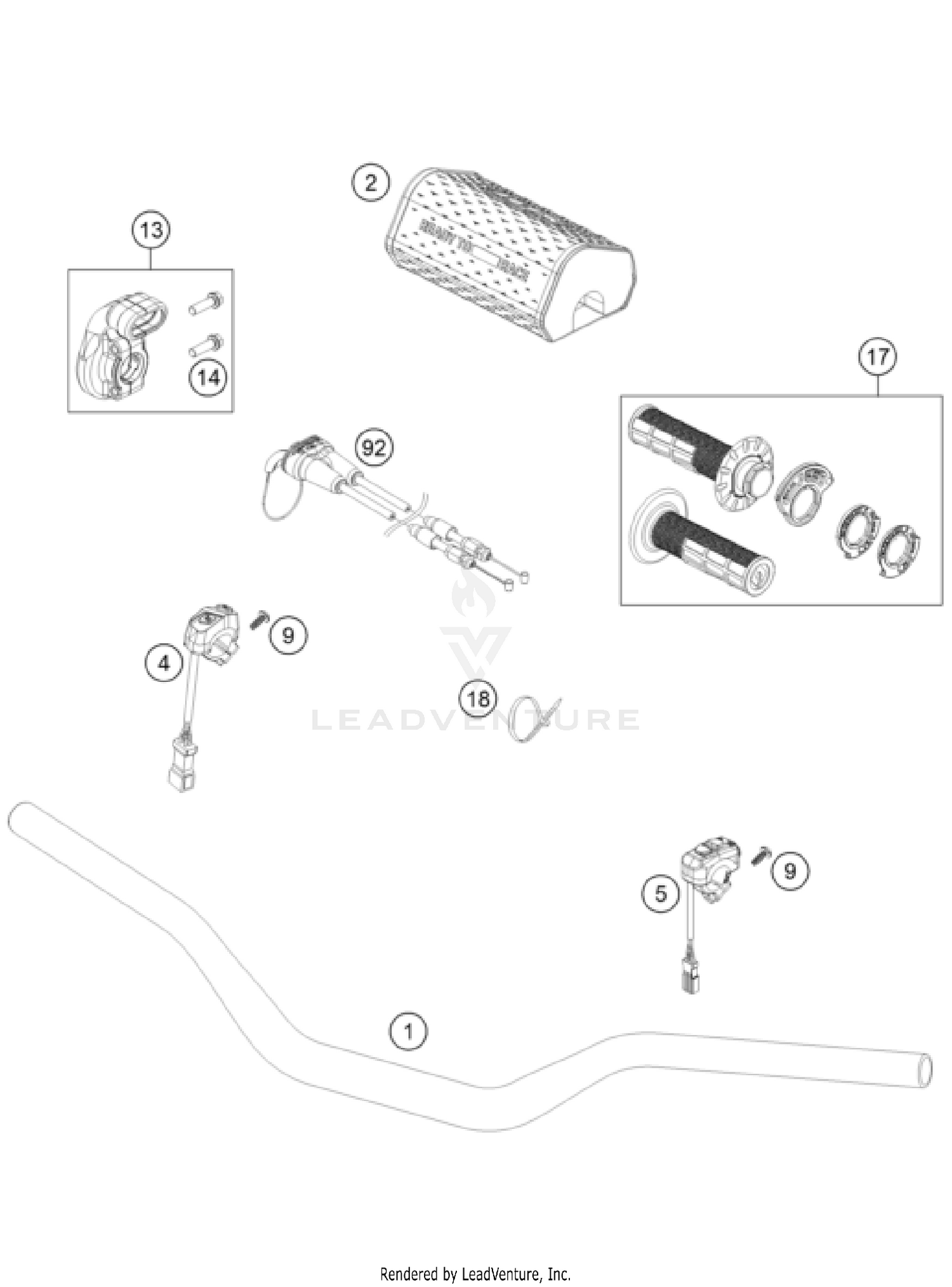 HANDLEBAR, CONTROLS