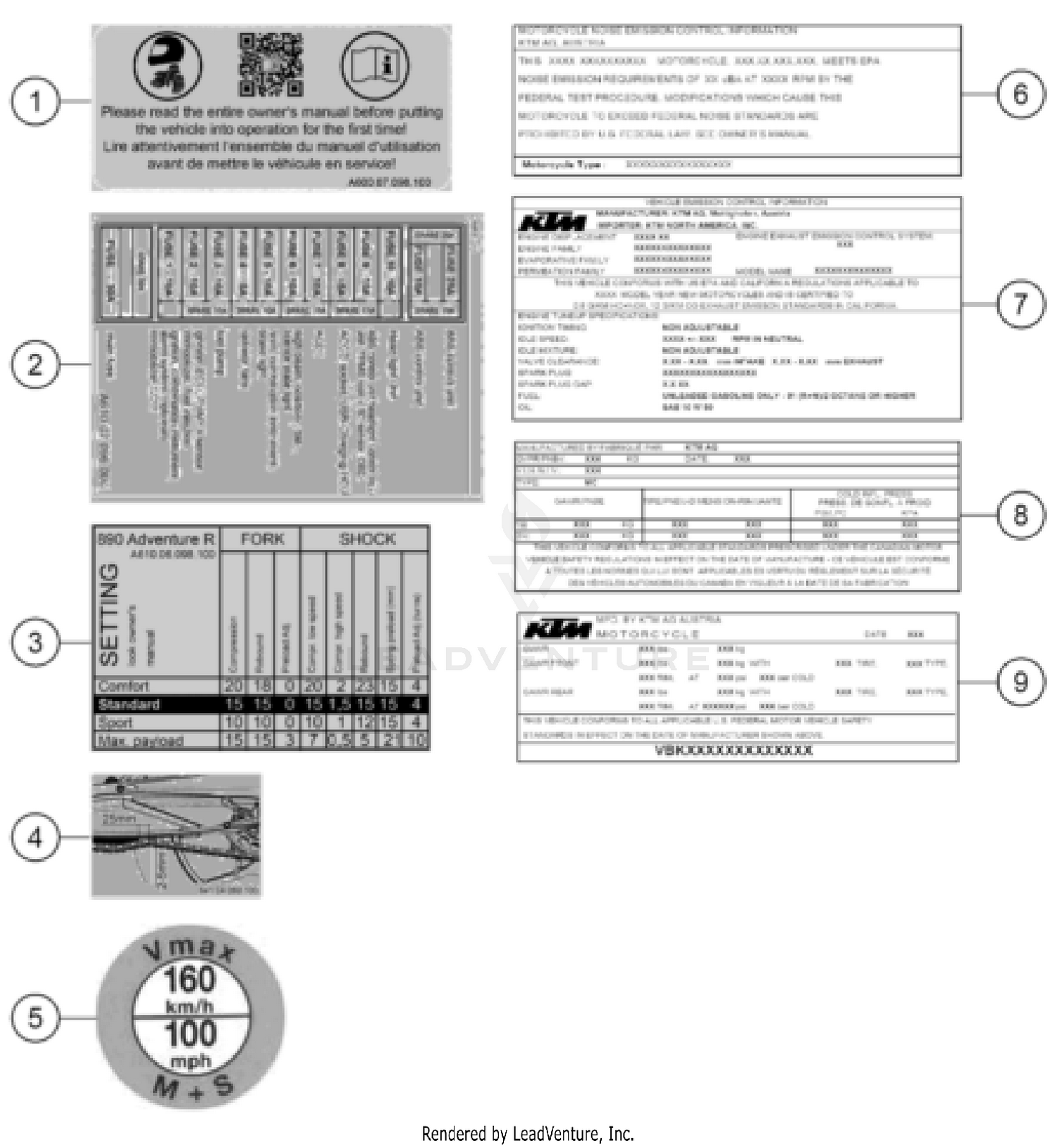TECHNIC INFORMATION STICKER