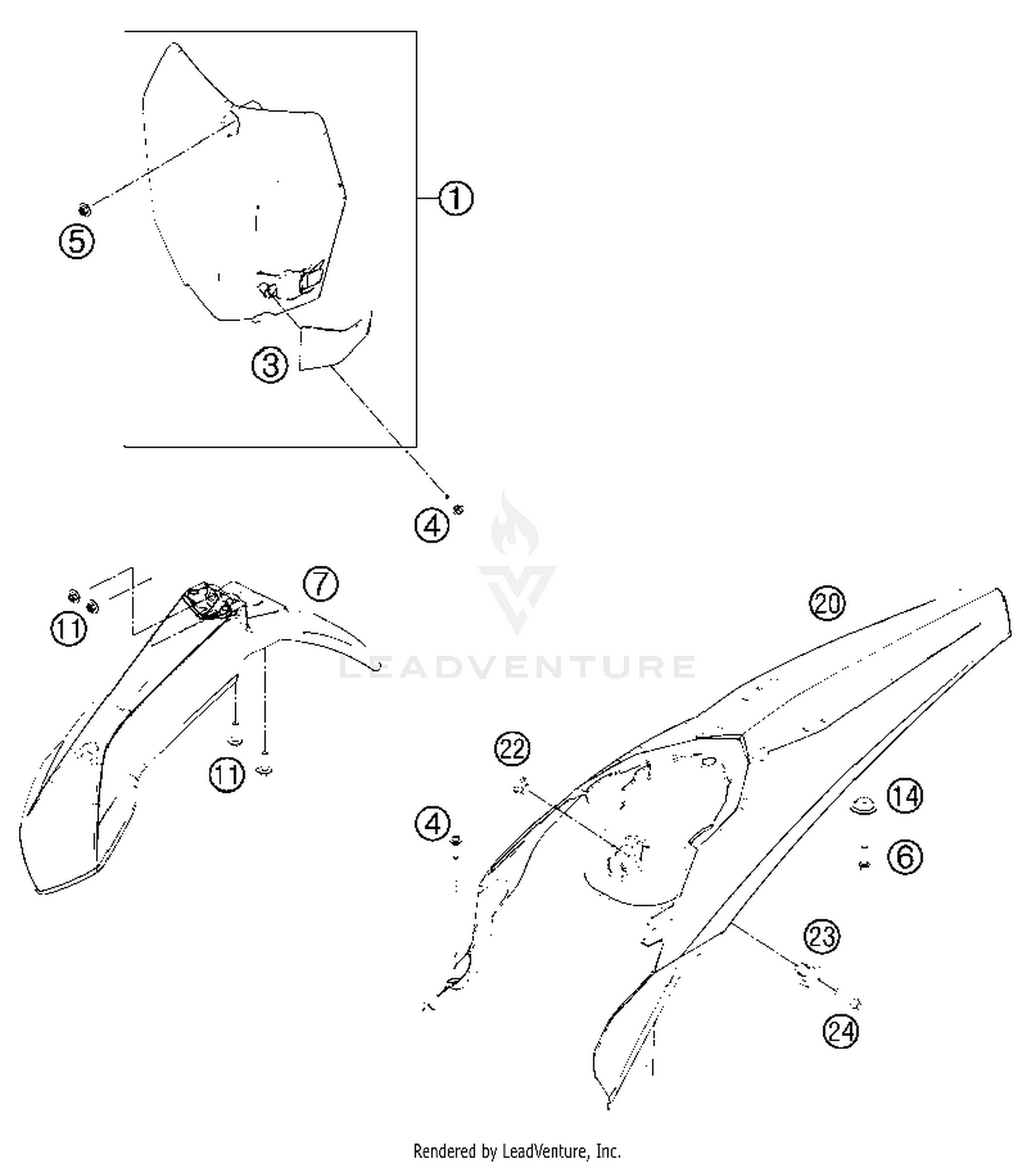 Mask, Fenders