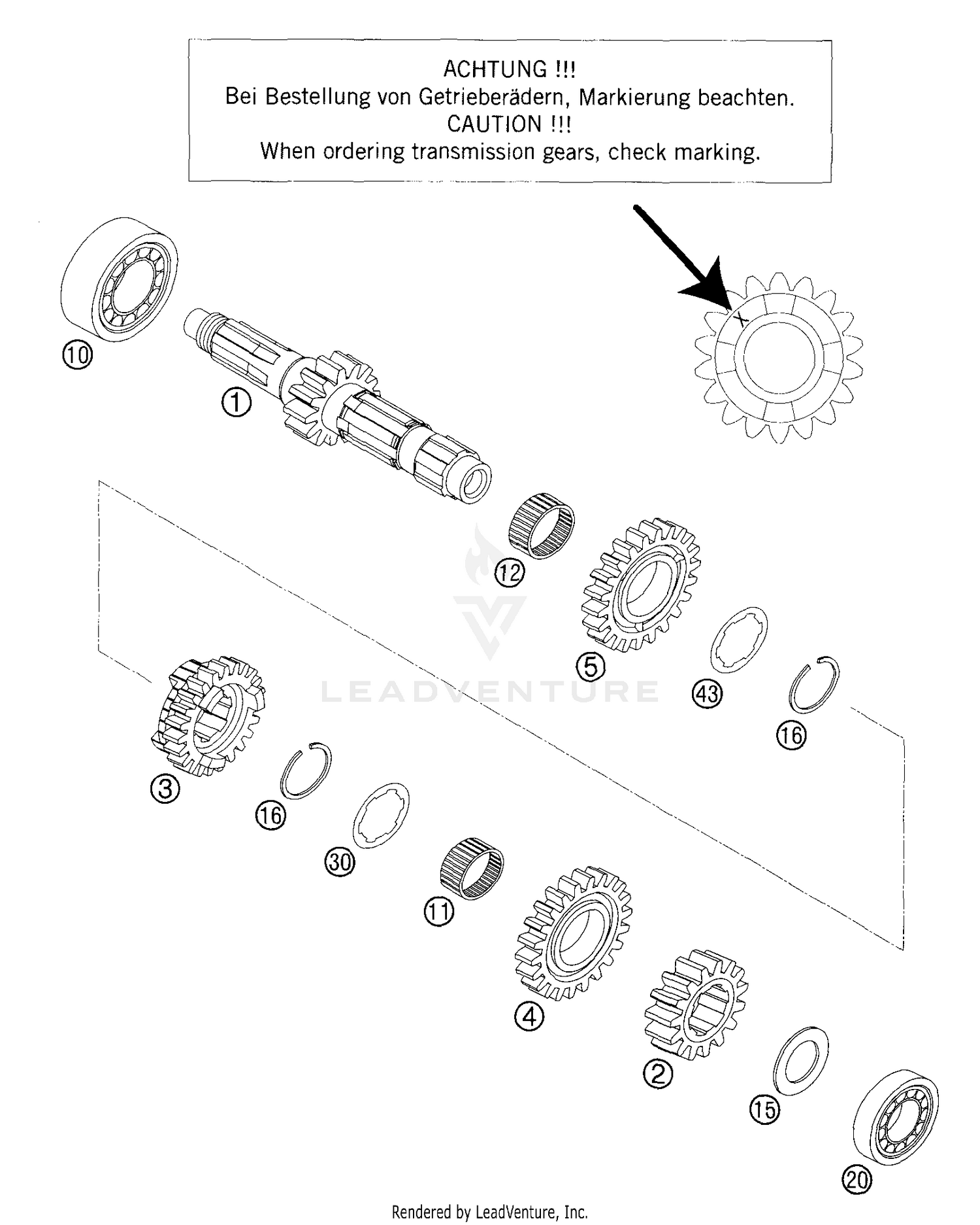 Transmission I - Main Shaft