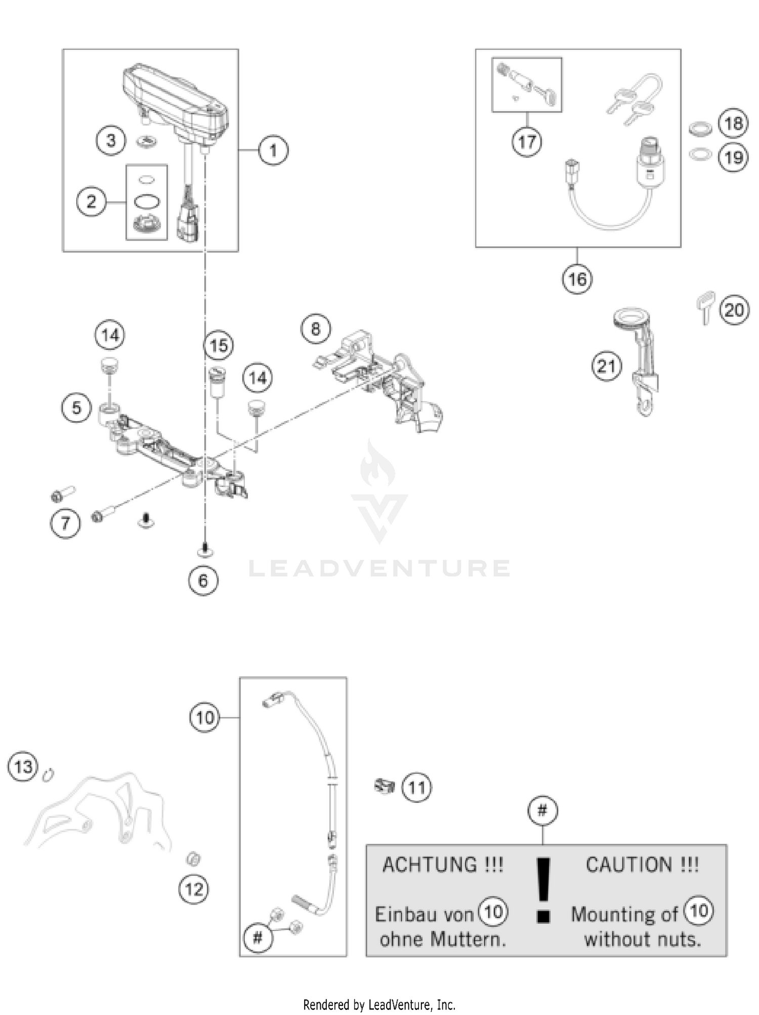 INSTRUMENTS / LOCK SYSTEM