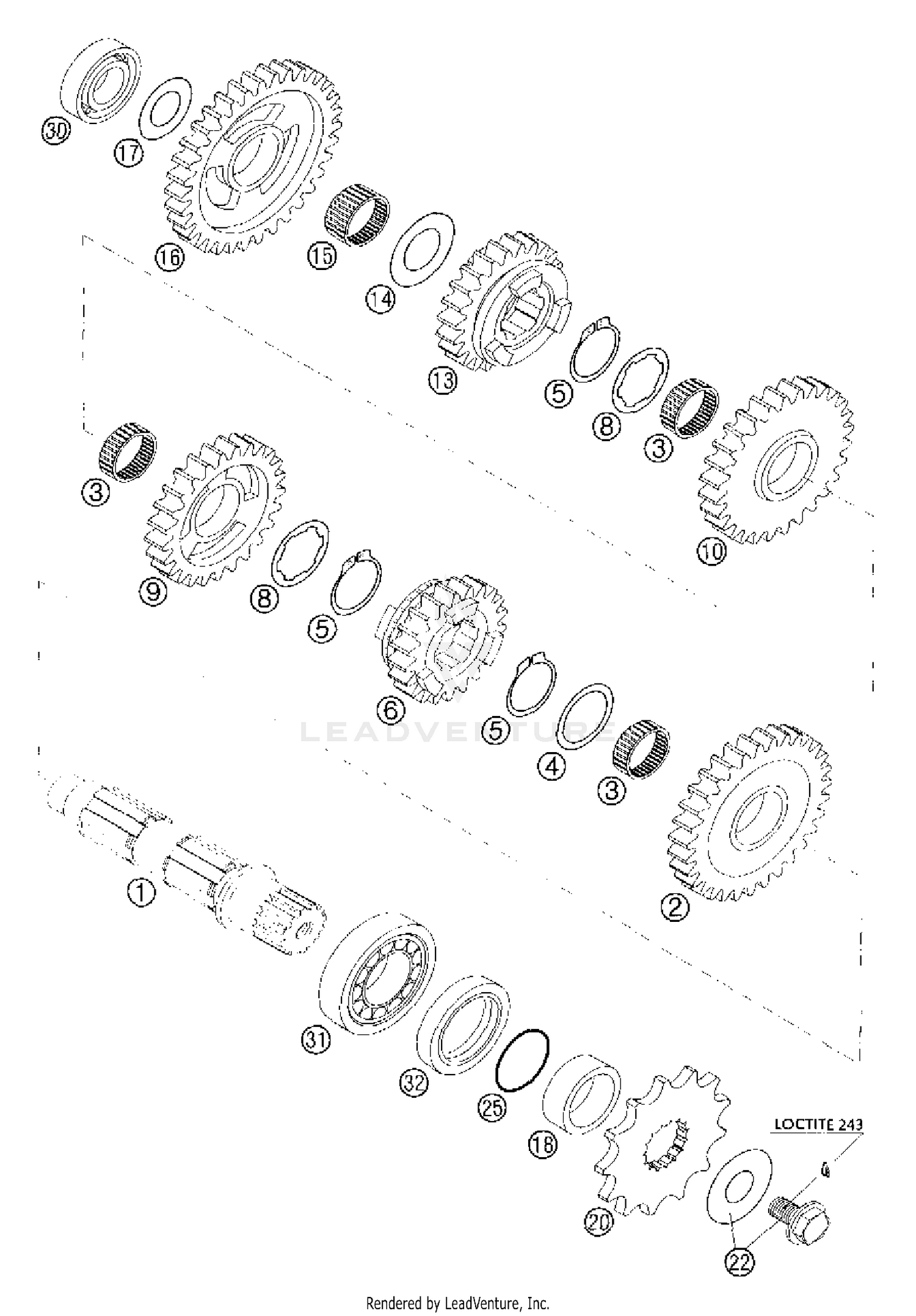Transmission II - Countershaft (EU)