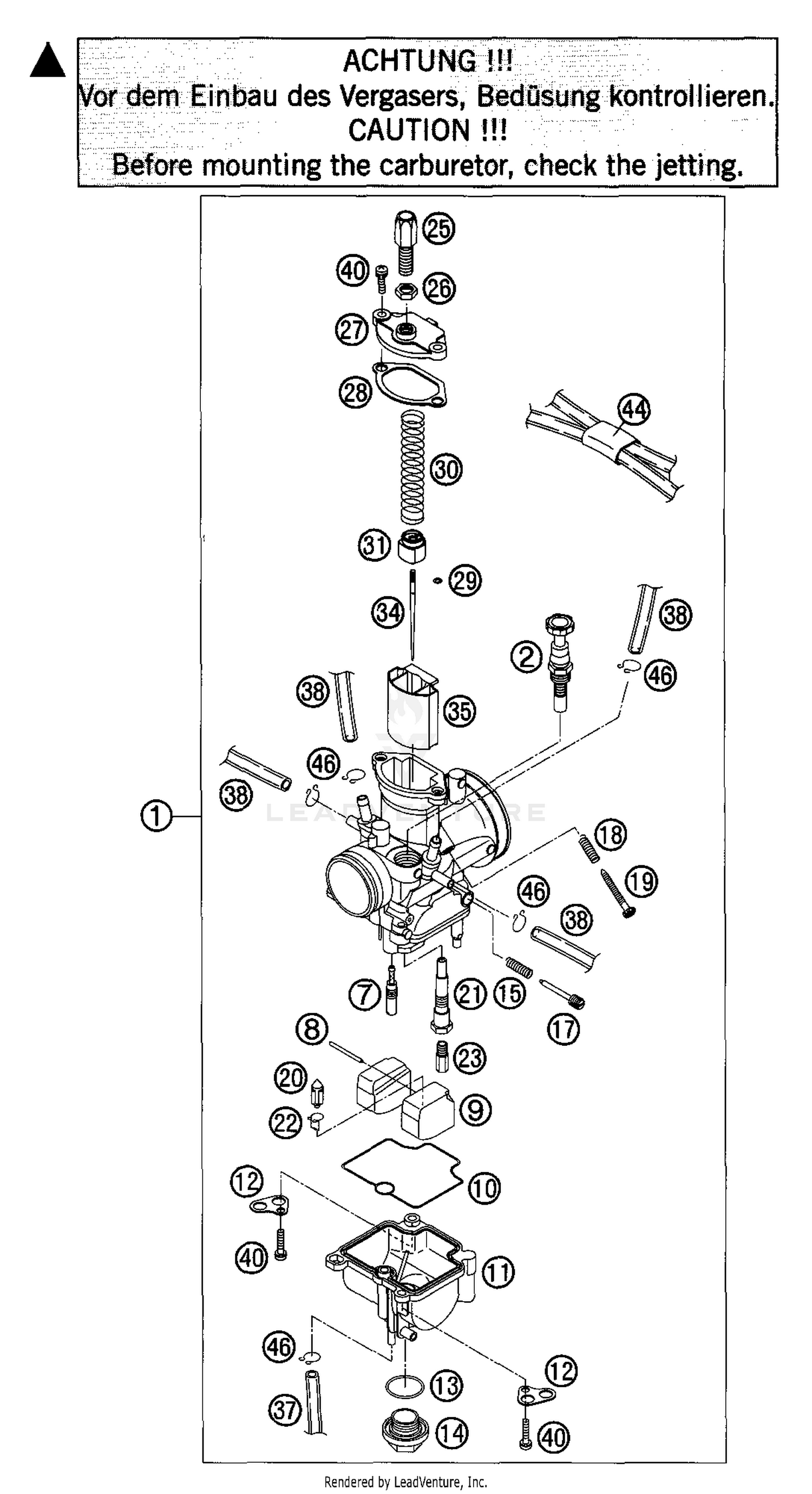 Carburetor Keihin PWK 28