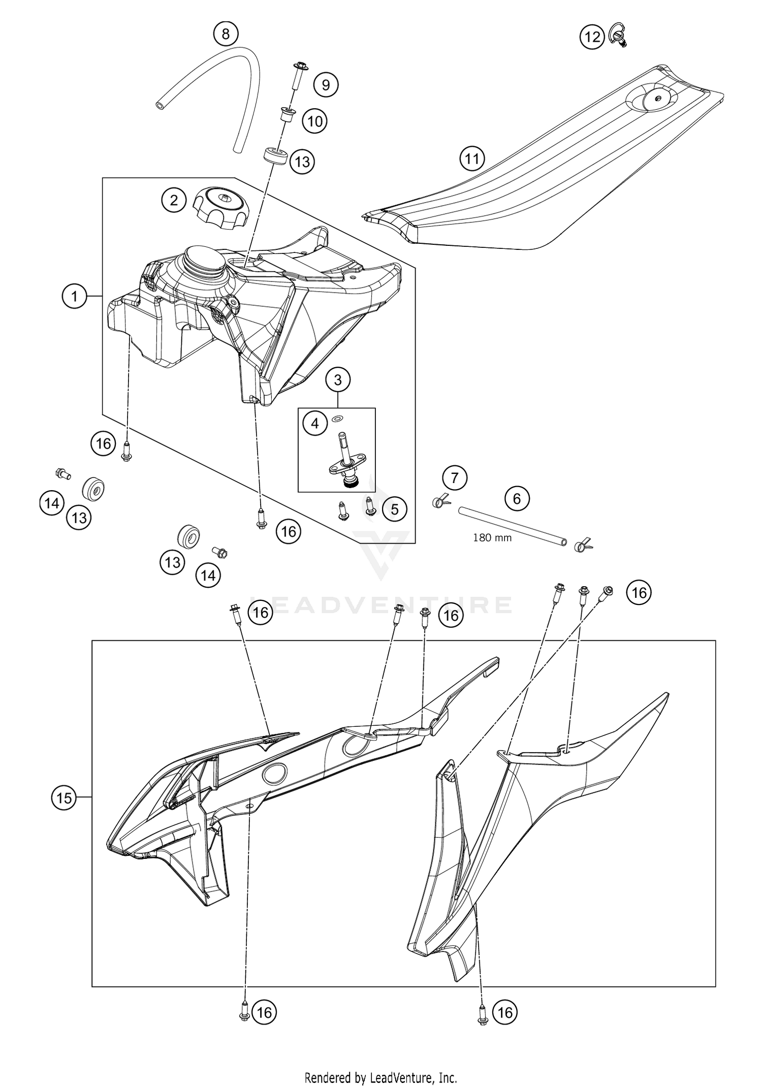 TANK, SEAT
