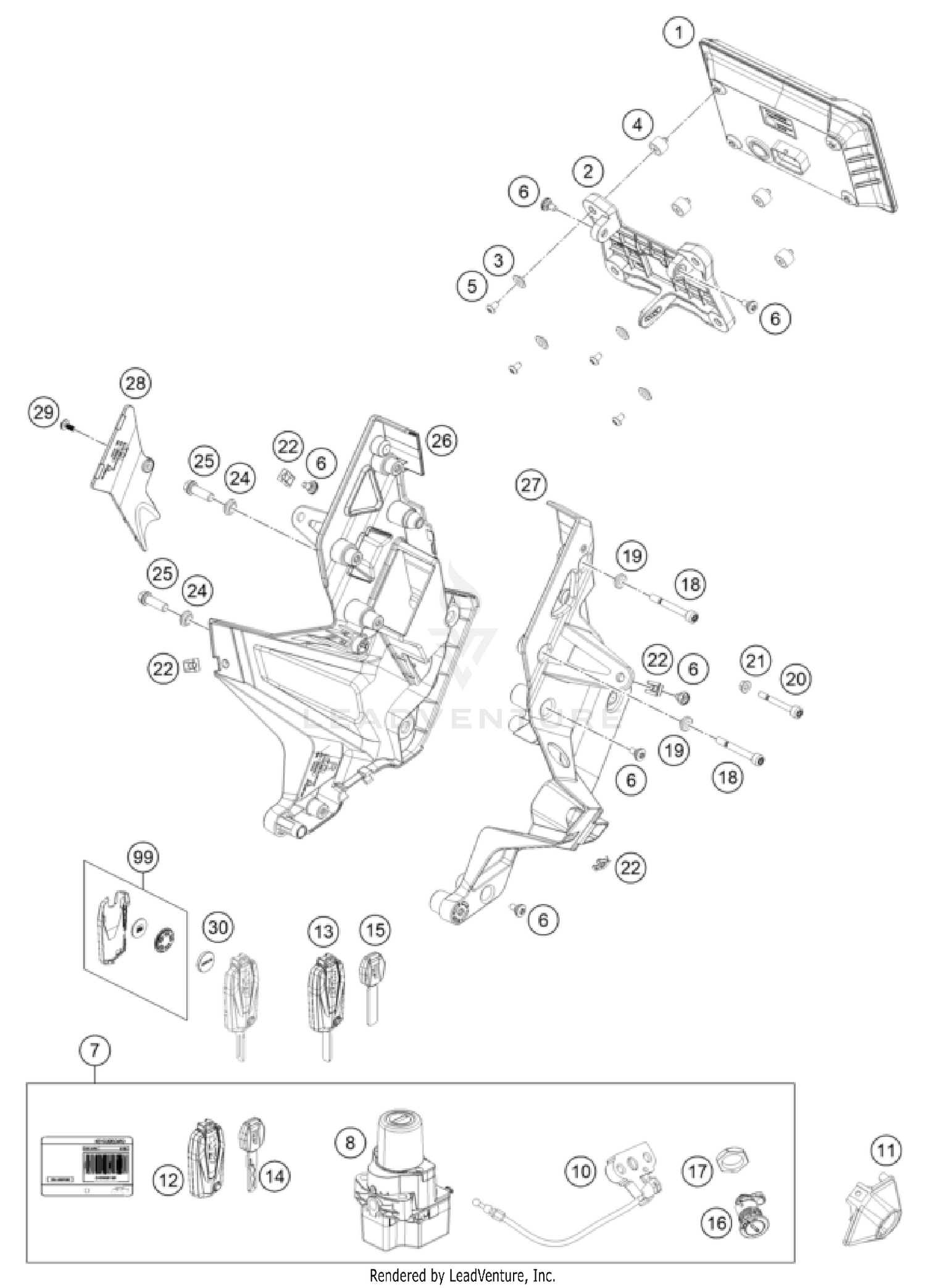 INSTRUMENTS / LOCK SYSTEM