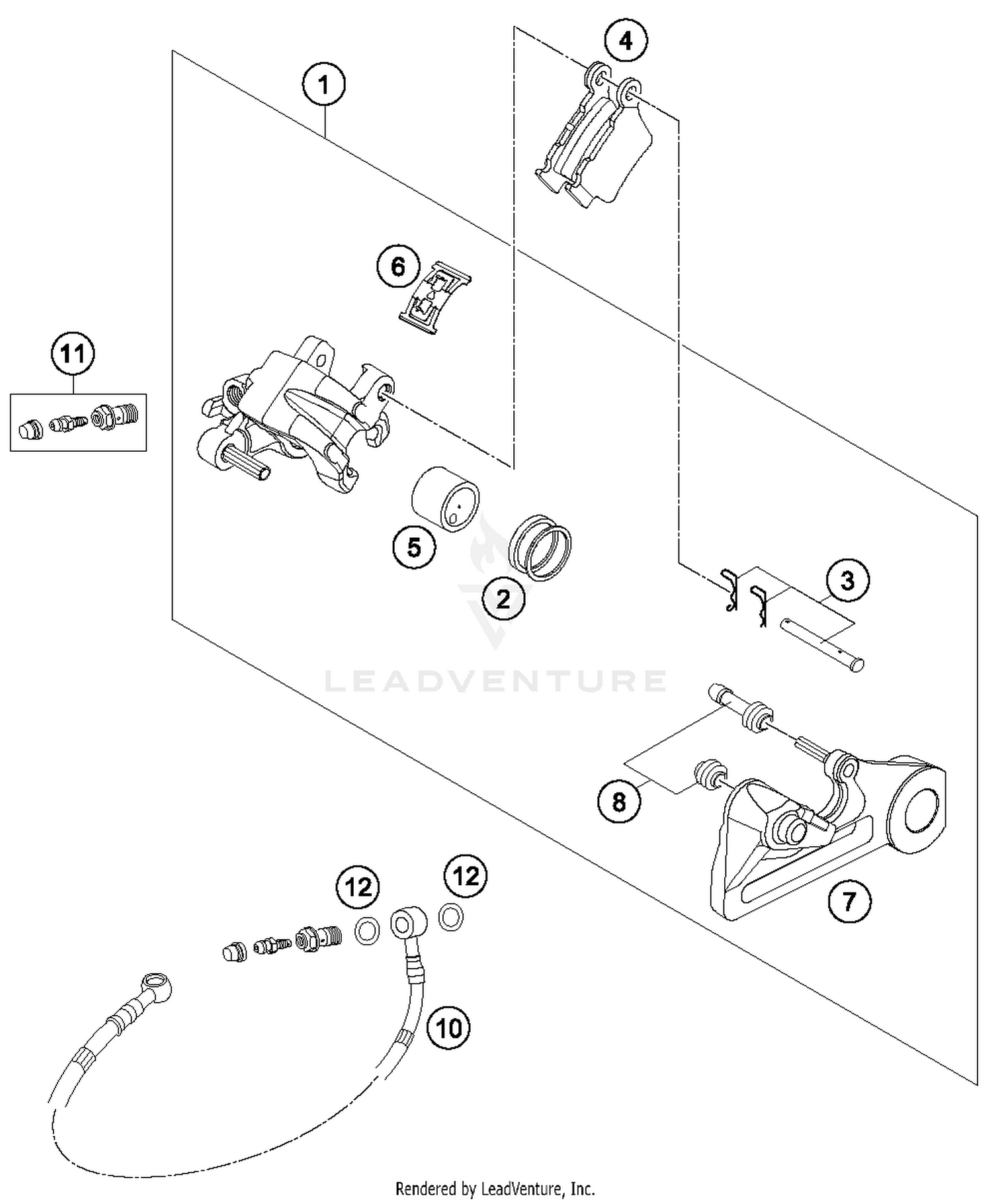 Brake Caliper Rear