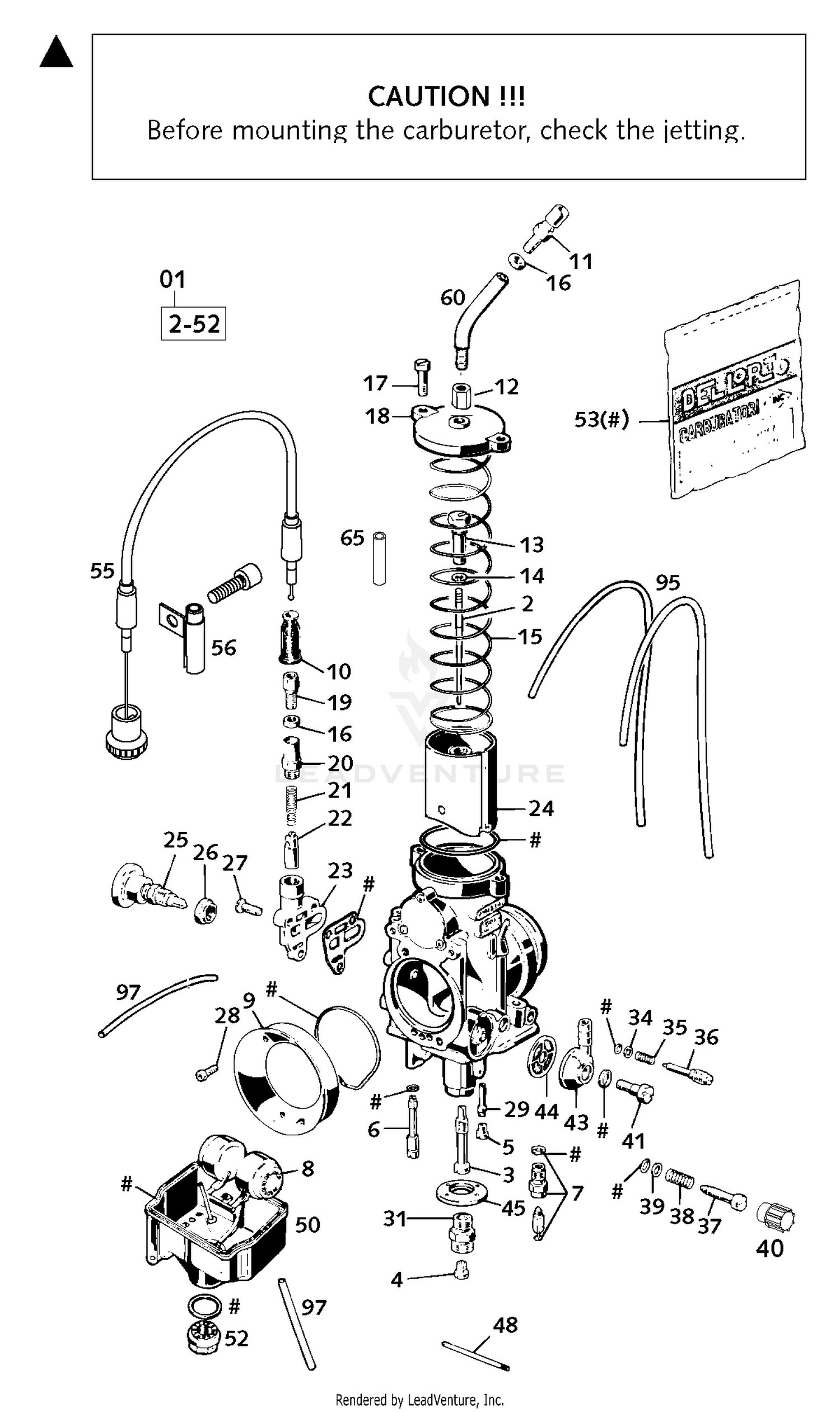 Carbureator PHM 40 SD
