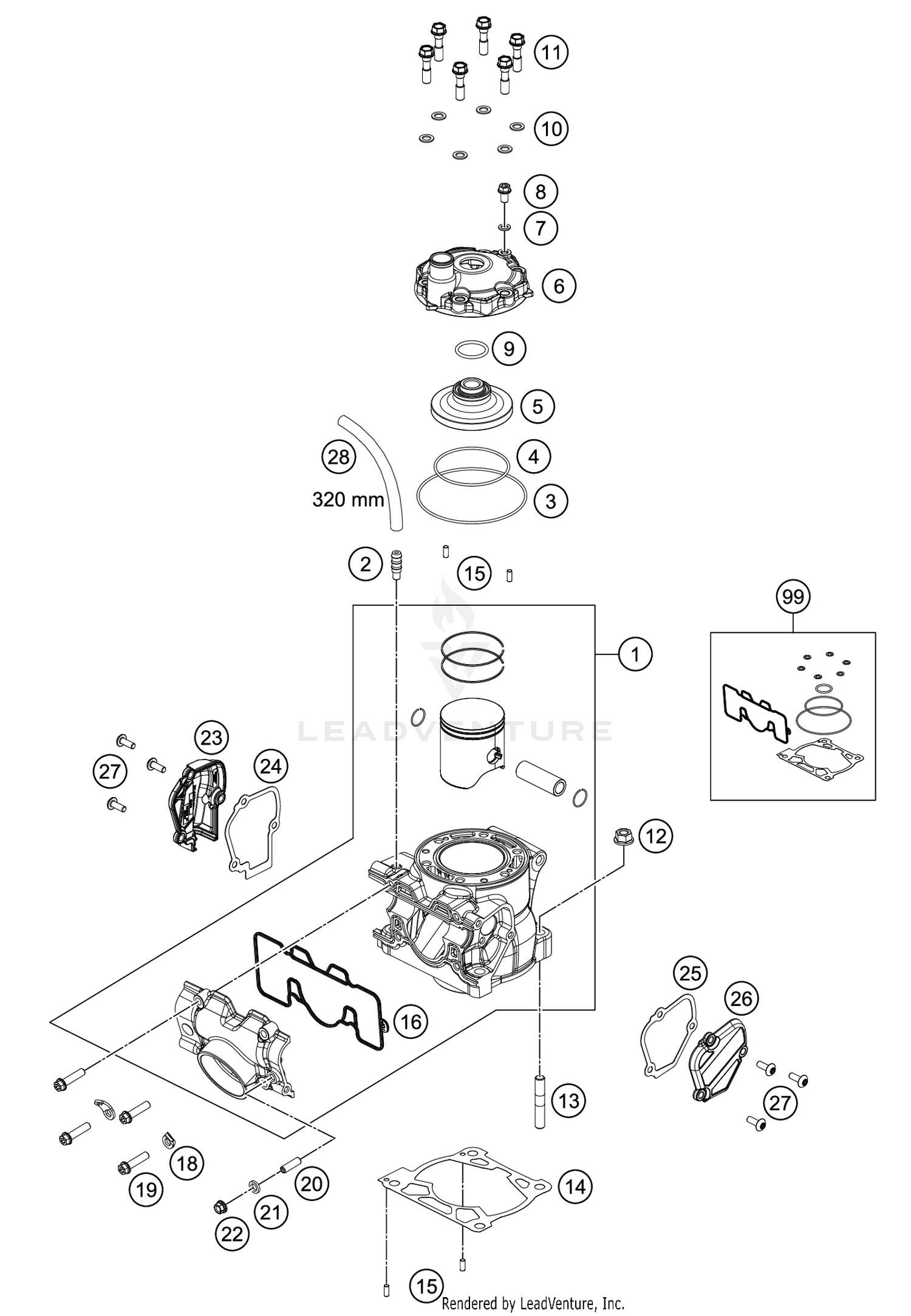 CYLINDER, CYLINDER HEAD