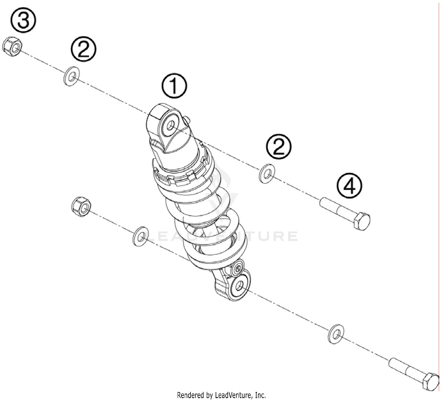Shock Absorber Disassembled 2