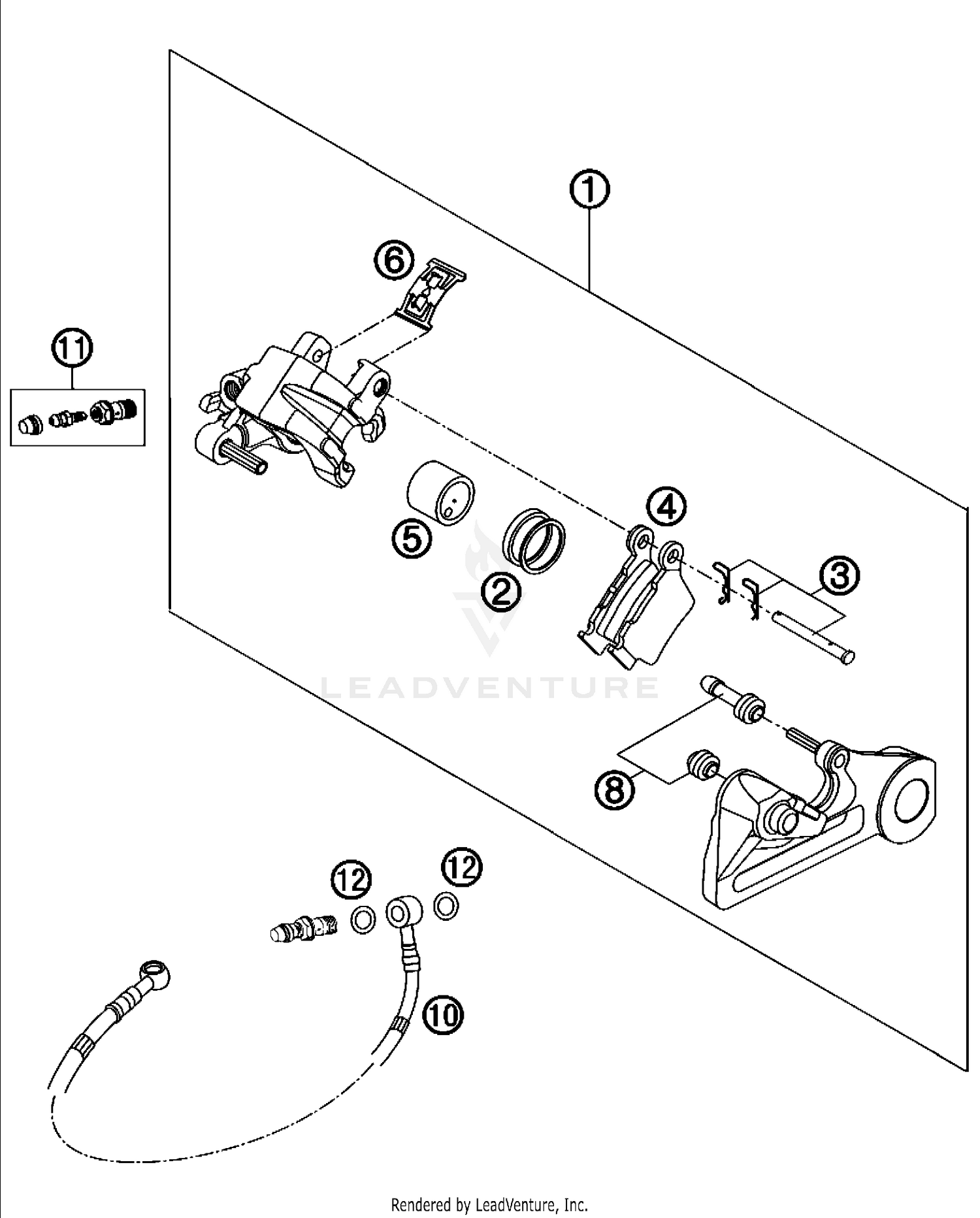 Brake Caliper Rear