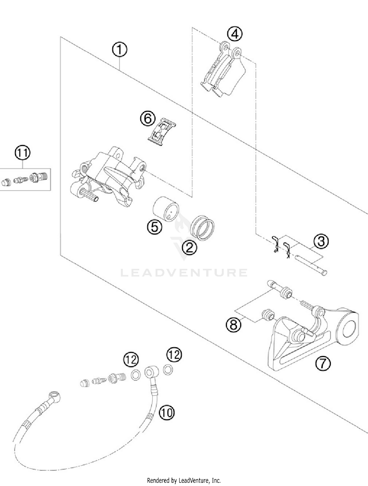 Brake Caliper Rear