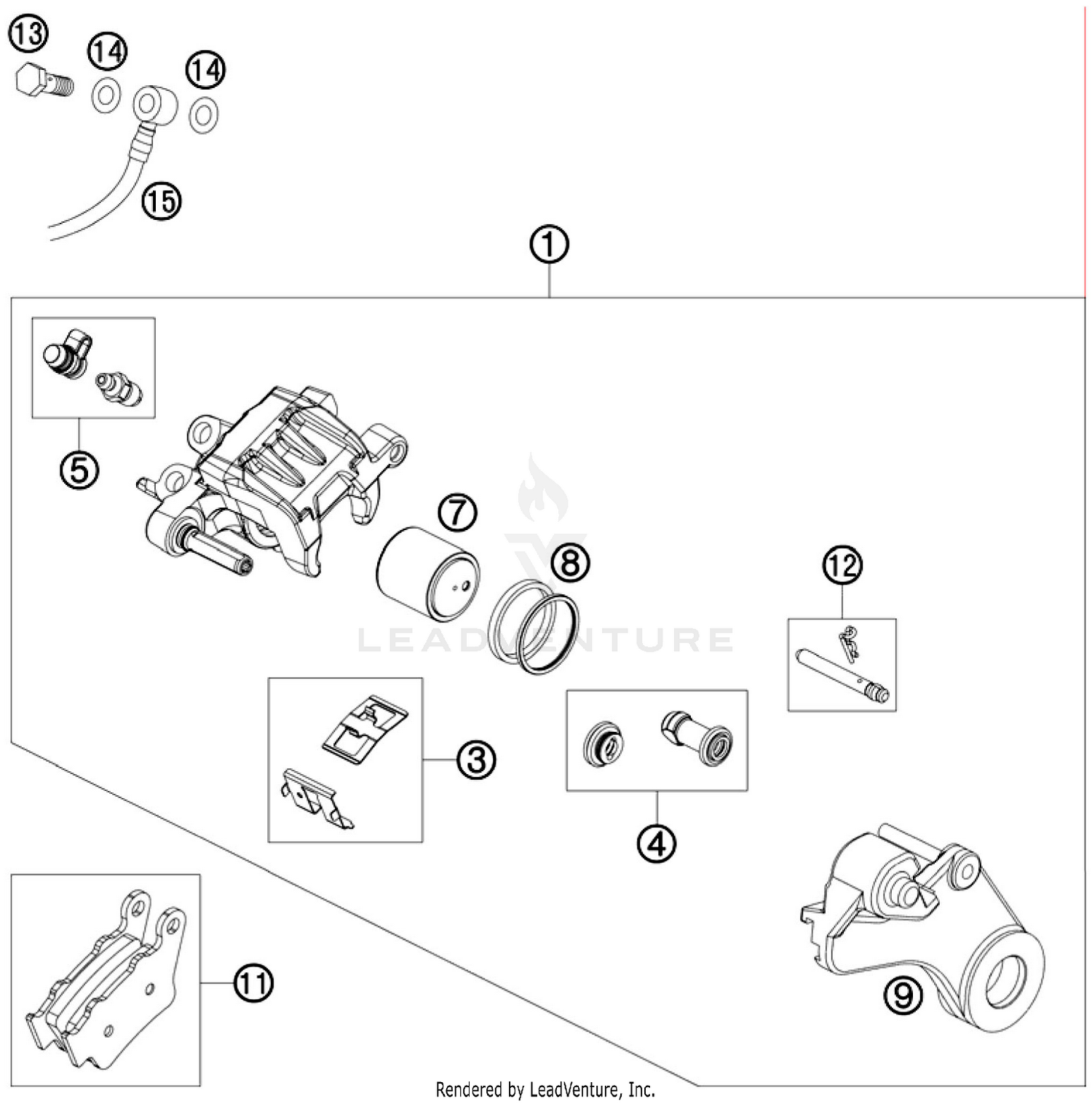 Brake Caliper Rear