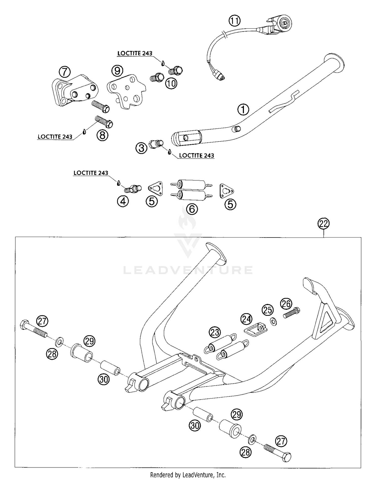 Side And Center Stand