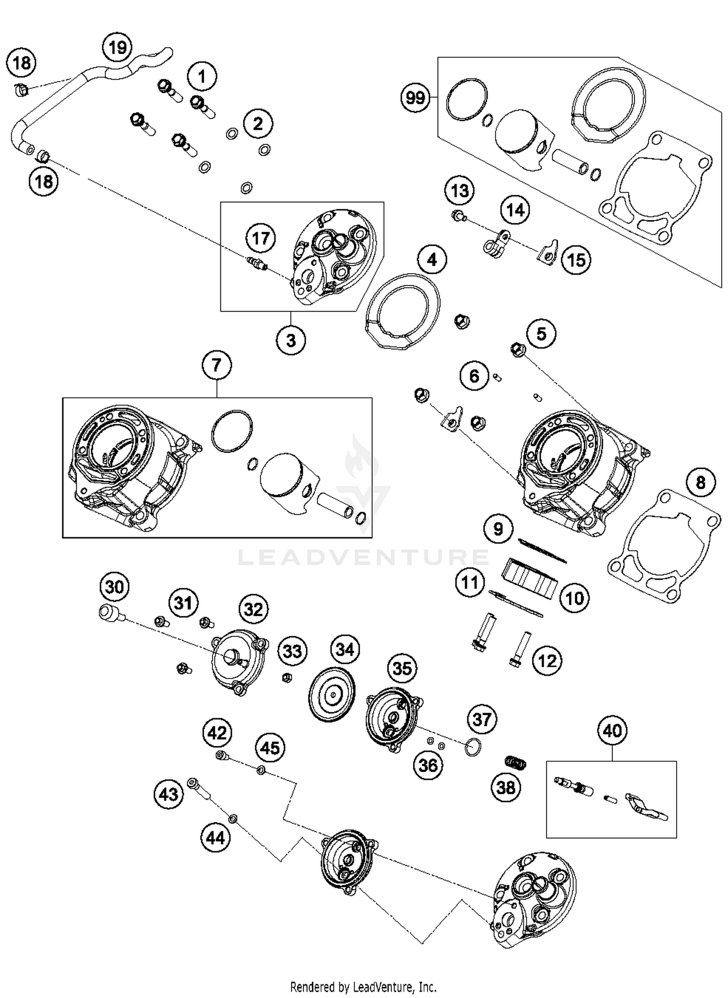Cylinder, Cylinderhead