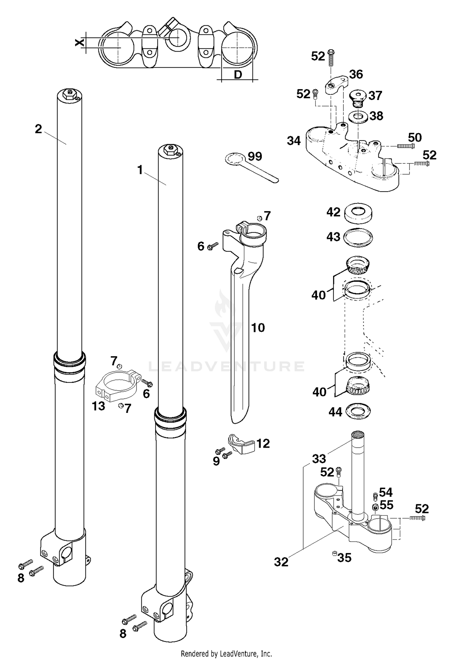 Front Fork WP Extreme