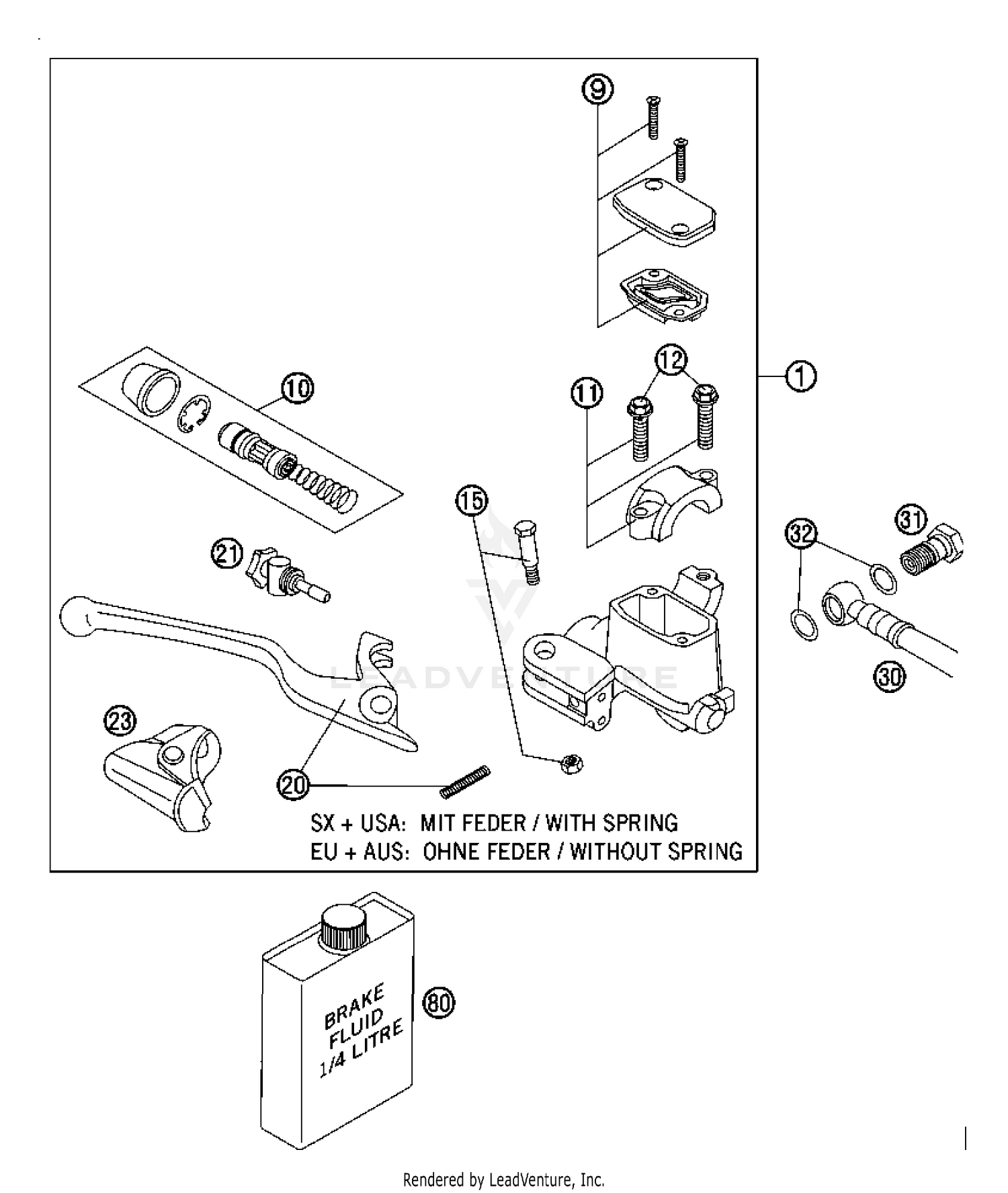 Hand Brake Cylinder
