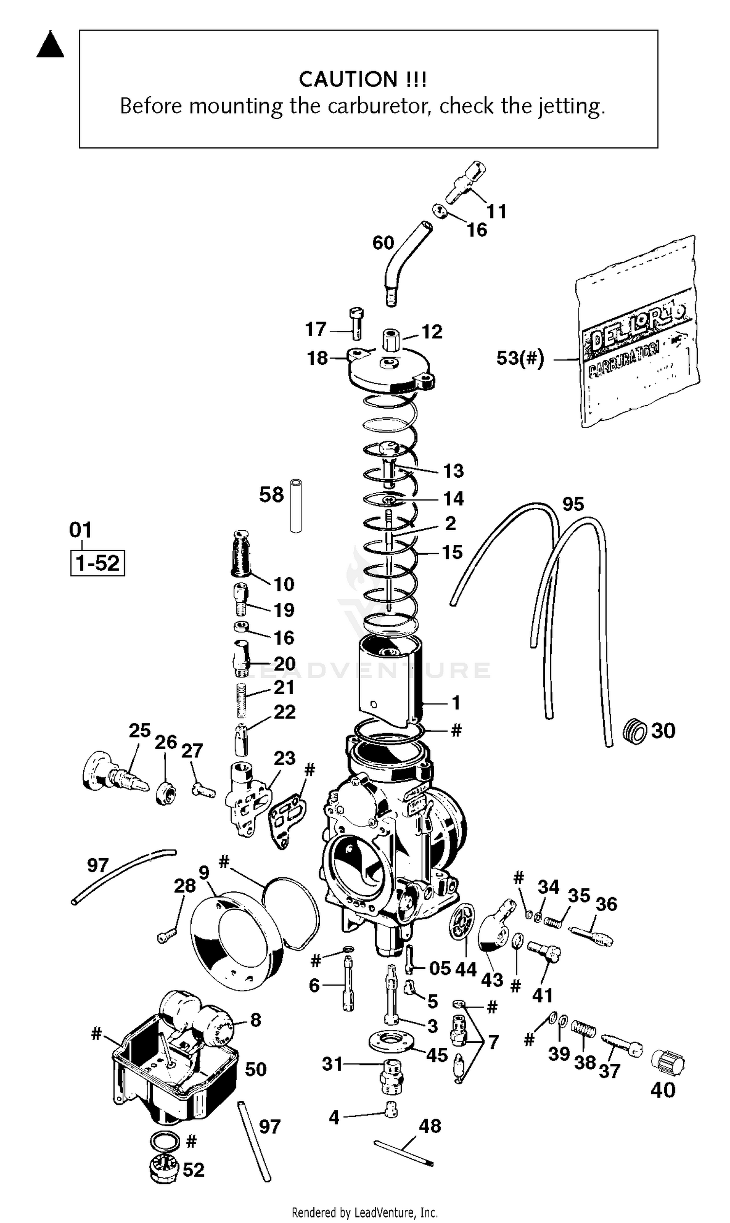 Carburetor PHM40SD