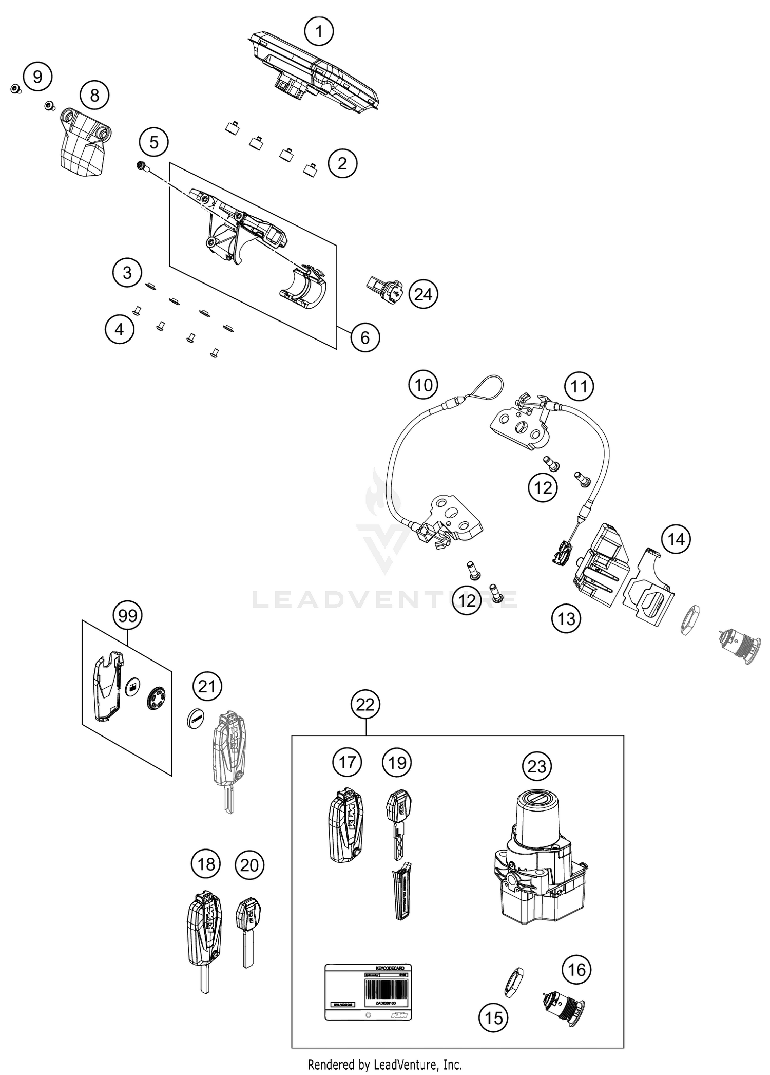 INSTRUMENTS / LOCK SYSTEM
